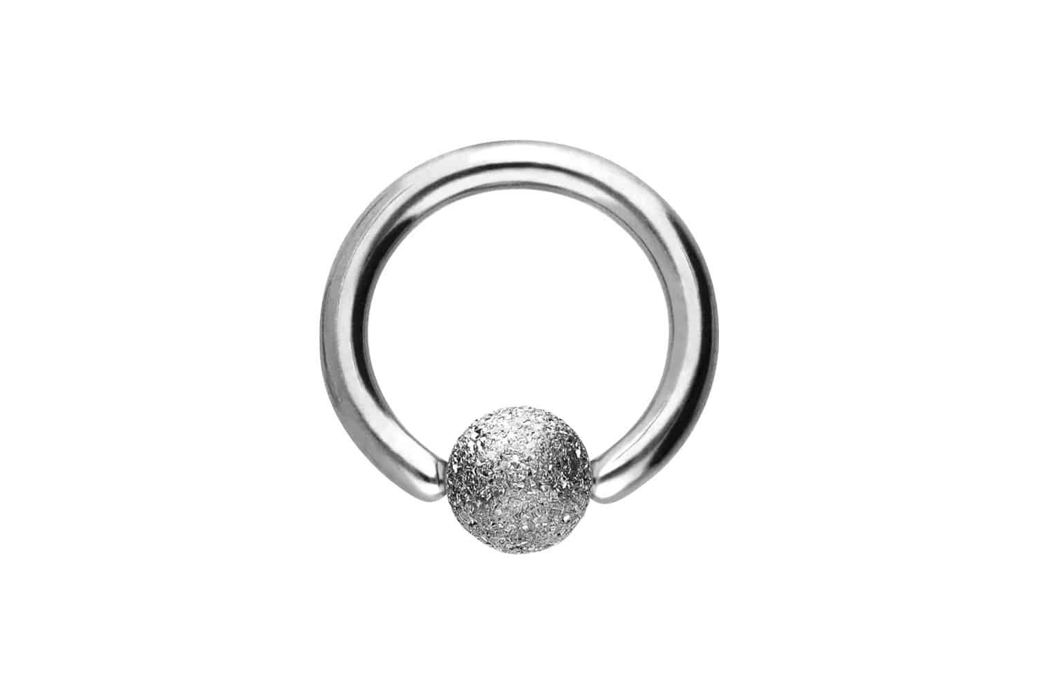 Nasenpiercing Chirurgenstahl Klemmkugelring DIAMANTOPTIK