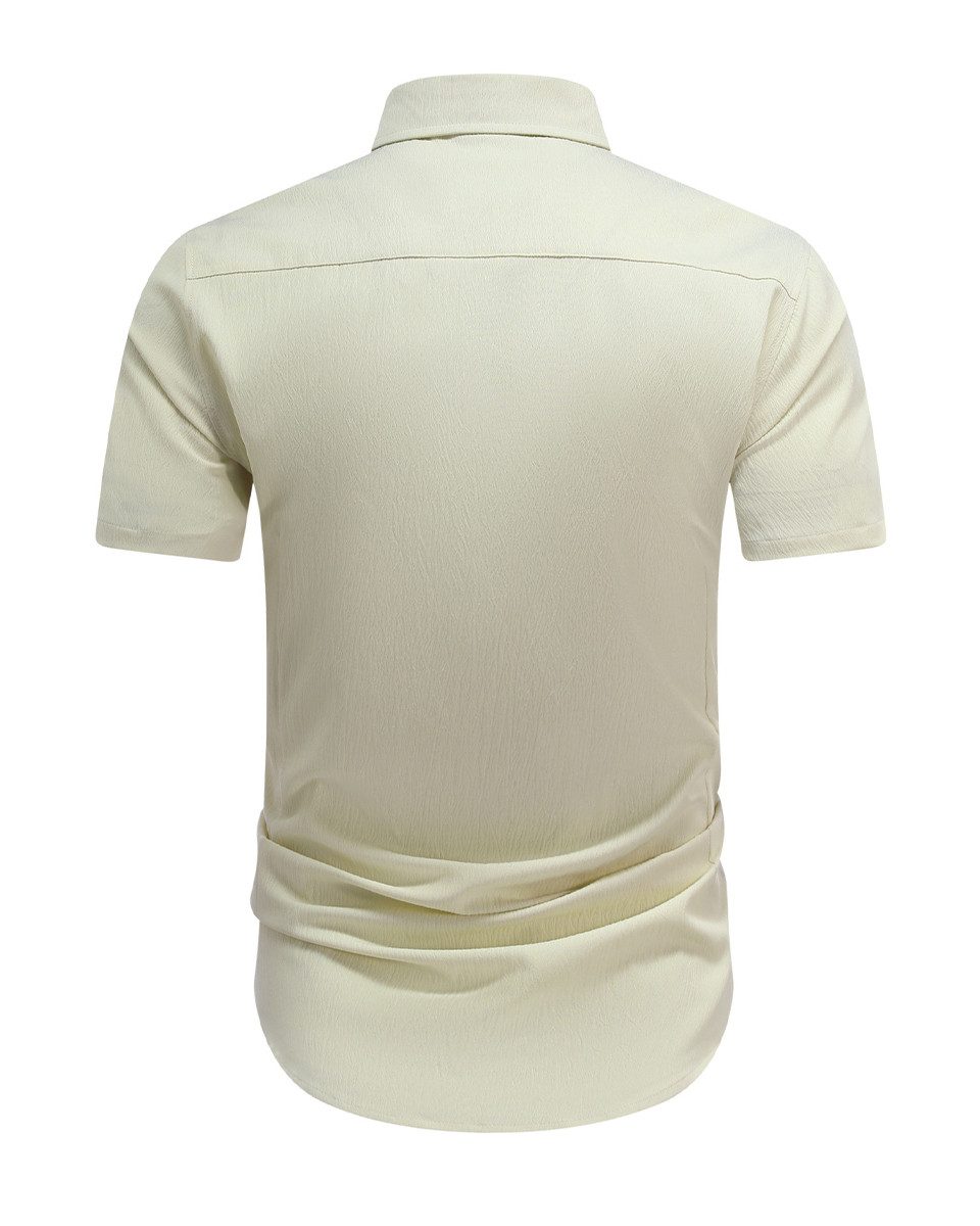 Allthemen Kurzarmhemd Regular Fit leichtes Freizeithemd günstig online kaufen