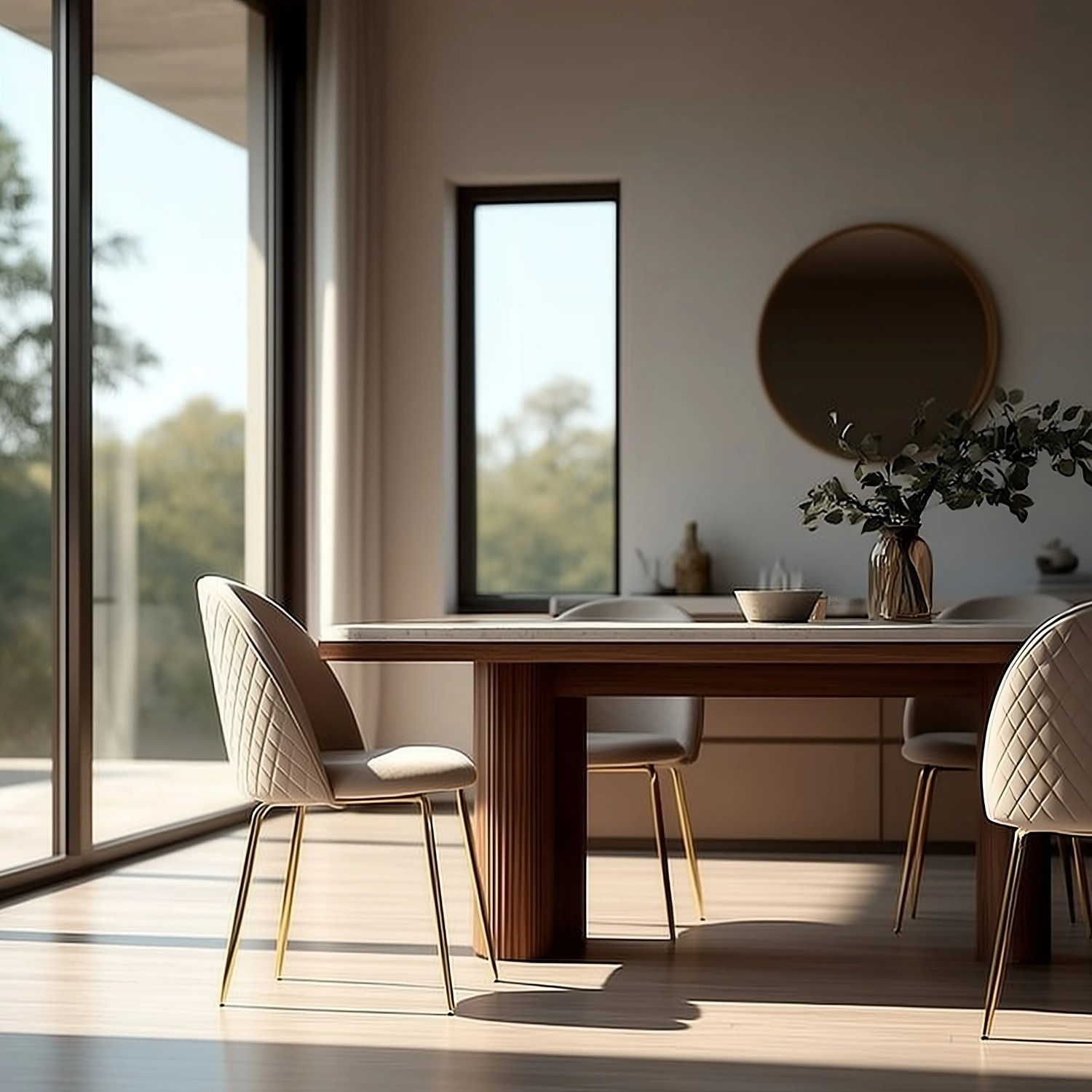 KADIMA DESIGN Esszimmerstuhl Skandinavischer Küchenstuhl 2er günstig online kaufen
