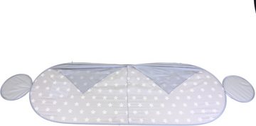 Knorrtoys® Betttunnel Bettzelt, Grey White Stars