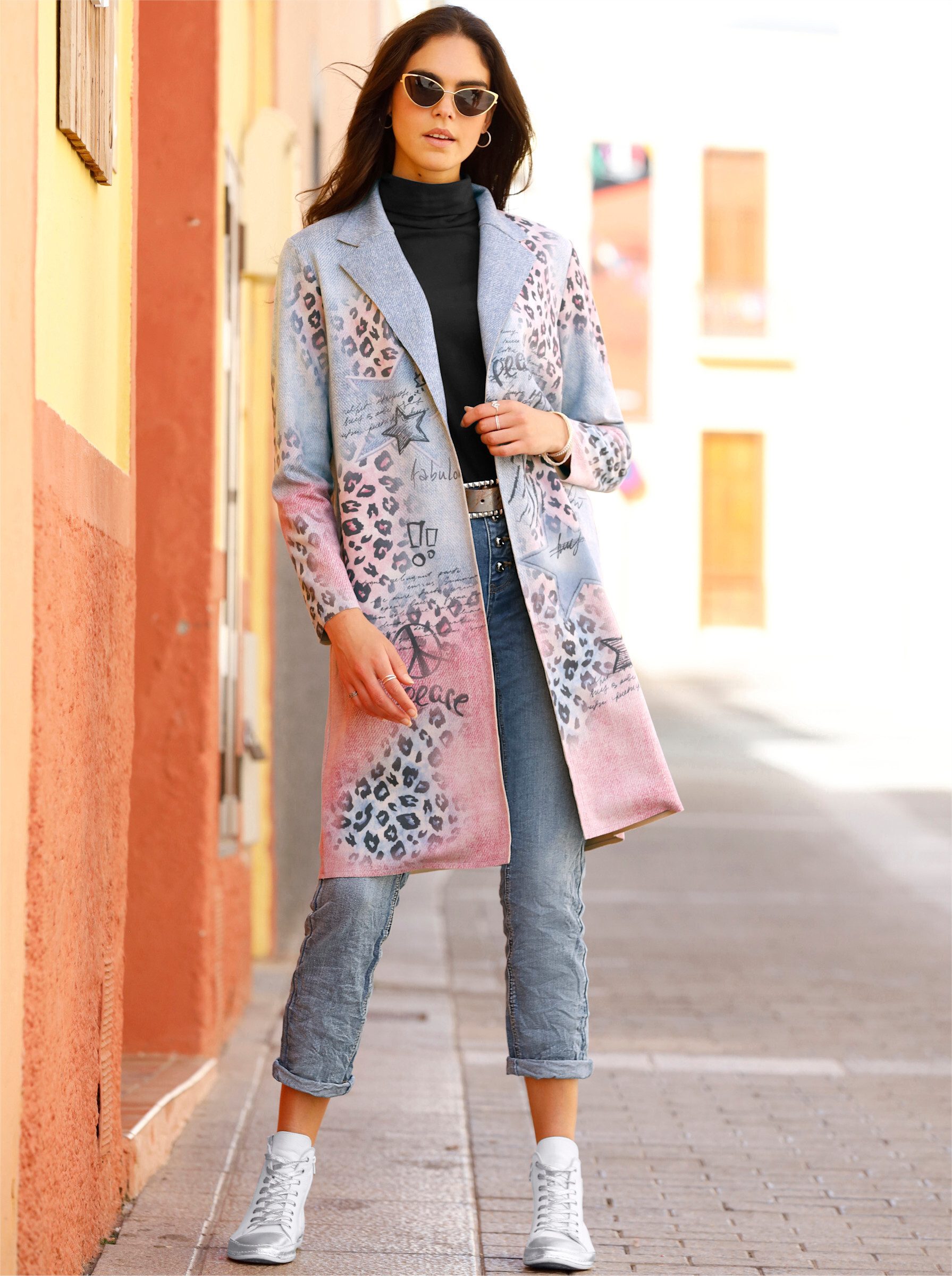 heine Shirtjacke Shirtjacke Langarm