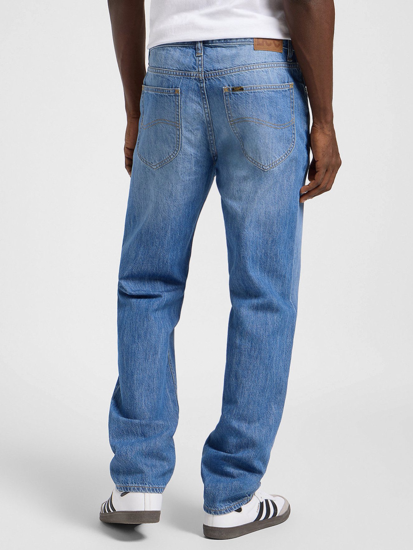 Lee® Straight-Jeans Leicht & Supersoft - WEST ANCHORE - Länge:34 Regular Fit, ohne Stretch