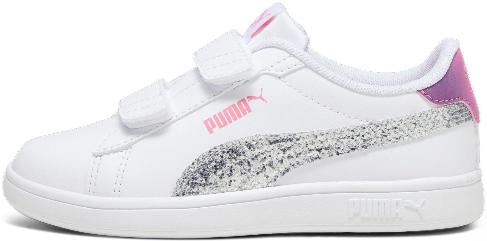 PUMA SMASH 3.0 PUMA L Silver-Strawberry Sneaker Burst-Purple PS White-PUMA STAR V Pop GLOW