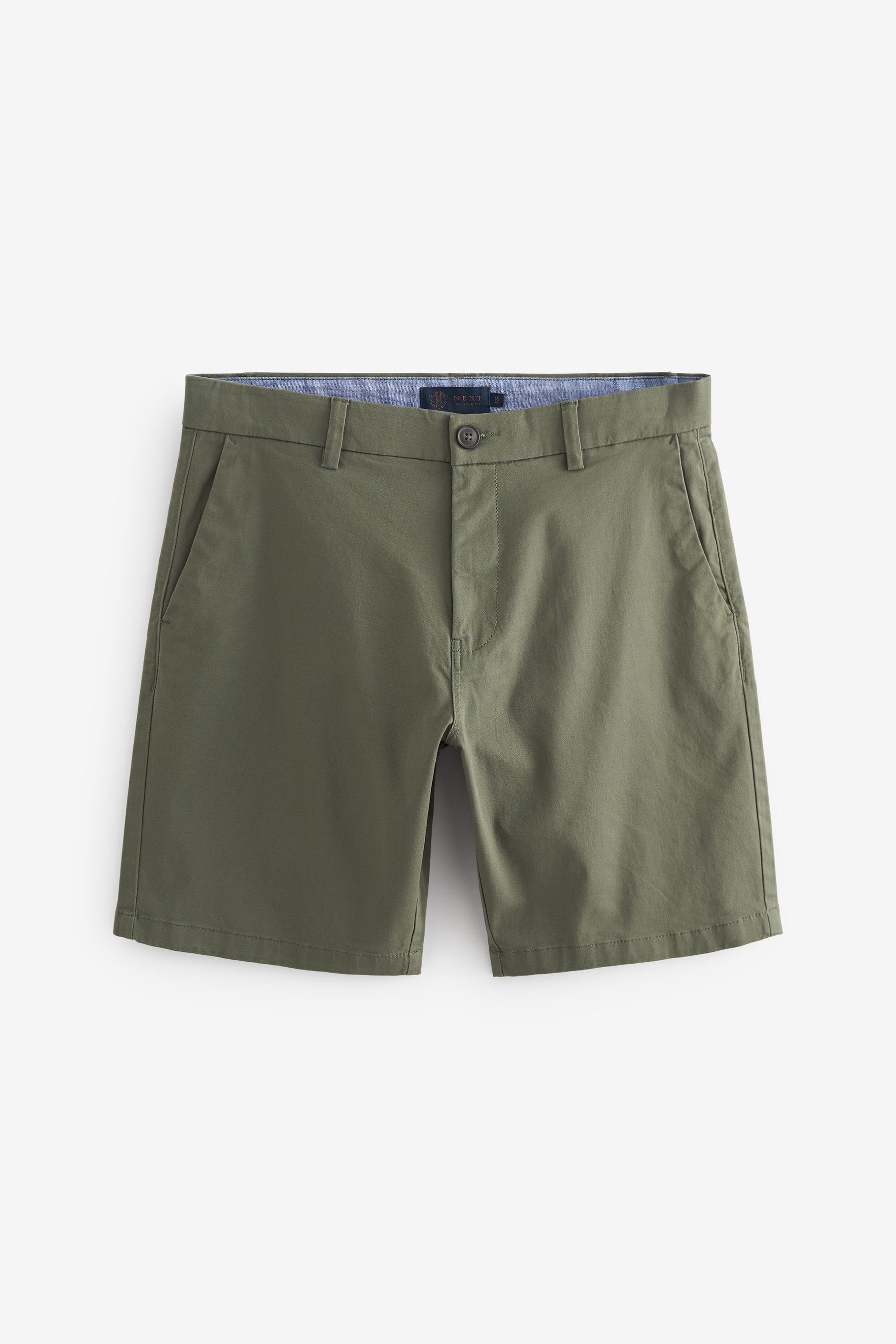 Next Chinoshorts Chinohose mit Stretch (1-tlg) Khaki Green | Chinoshorts