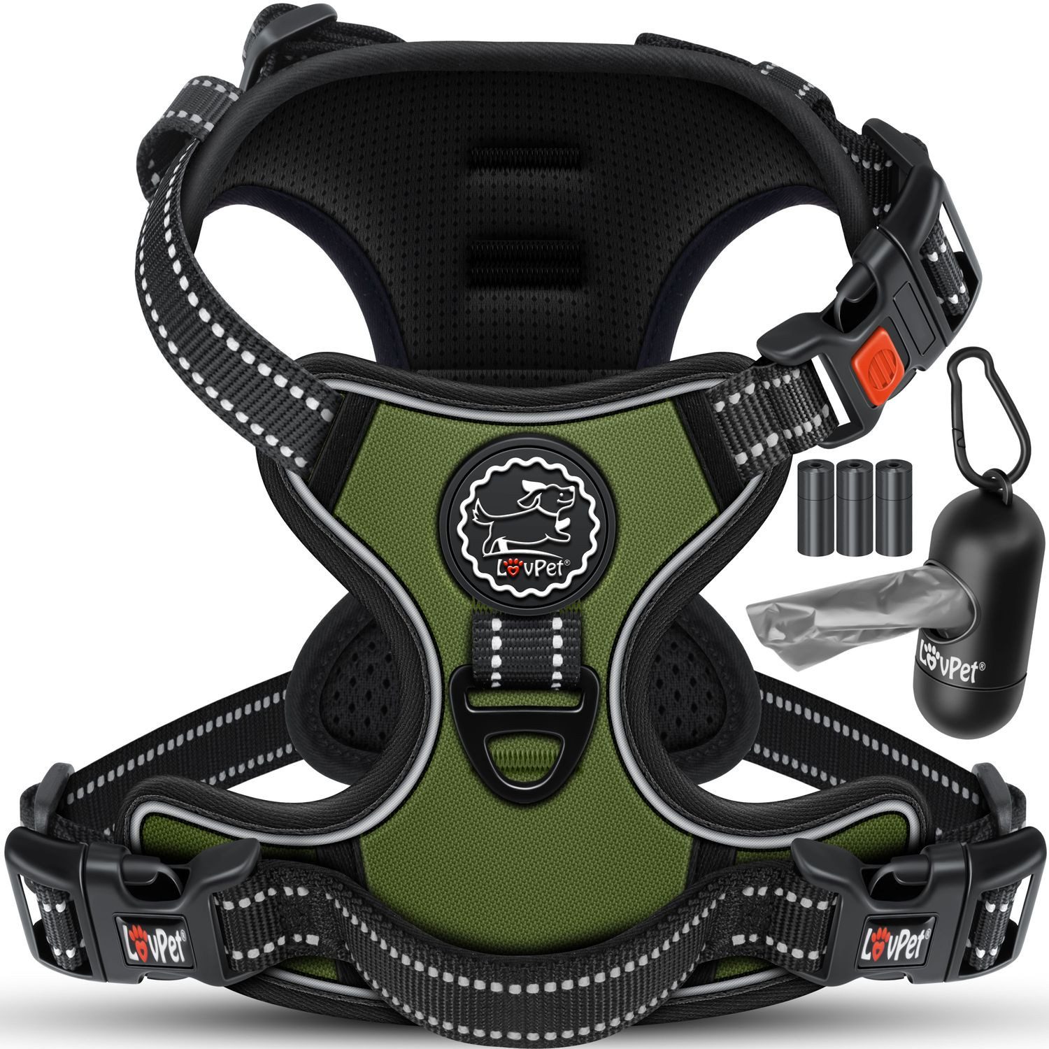 Lovpet Hunde-Geschirr, ohne Zug & würgen für Hunde & Welpen atmungsaktiv & günstig online kaufen