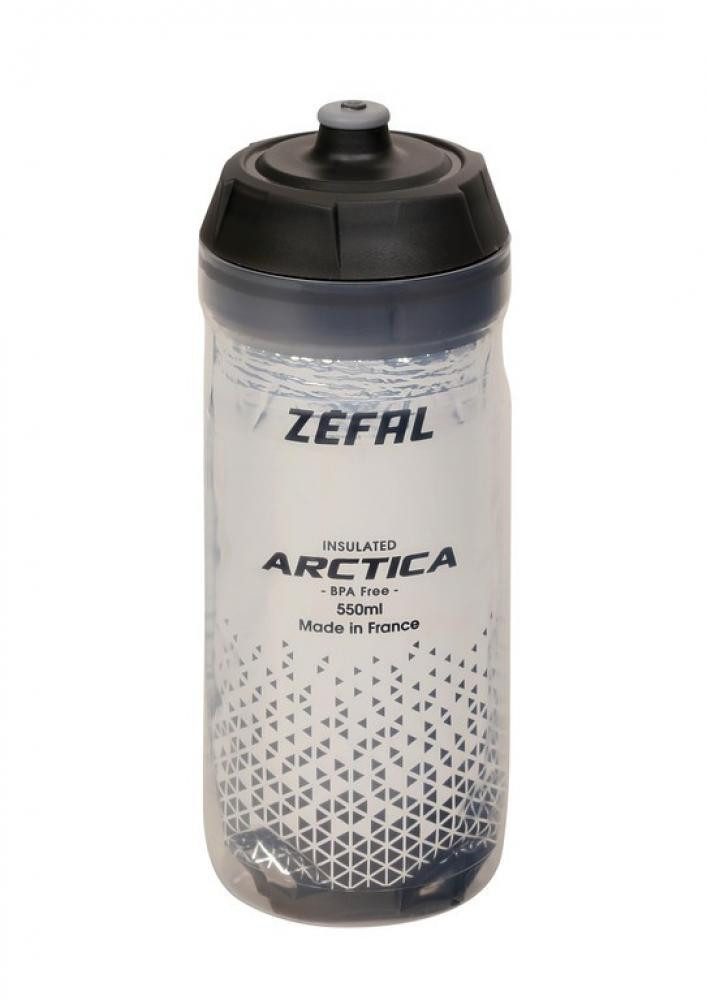 Zefal Trinkflasche Zefal Trinkflasche Arctica 55 550 ml silber/schwarz