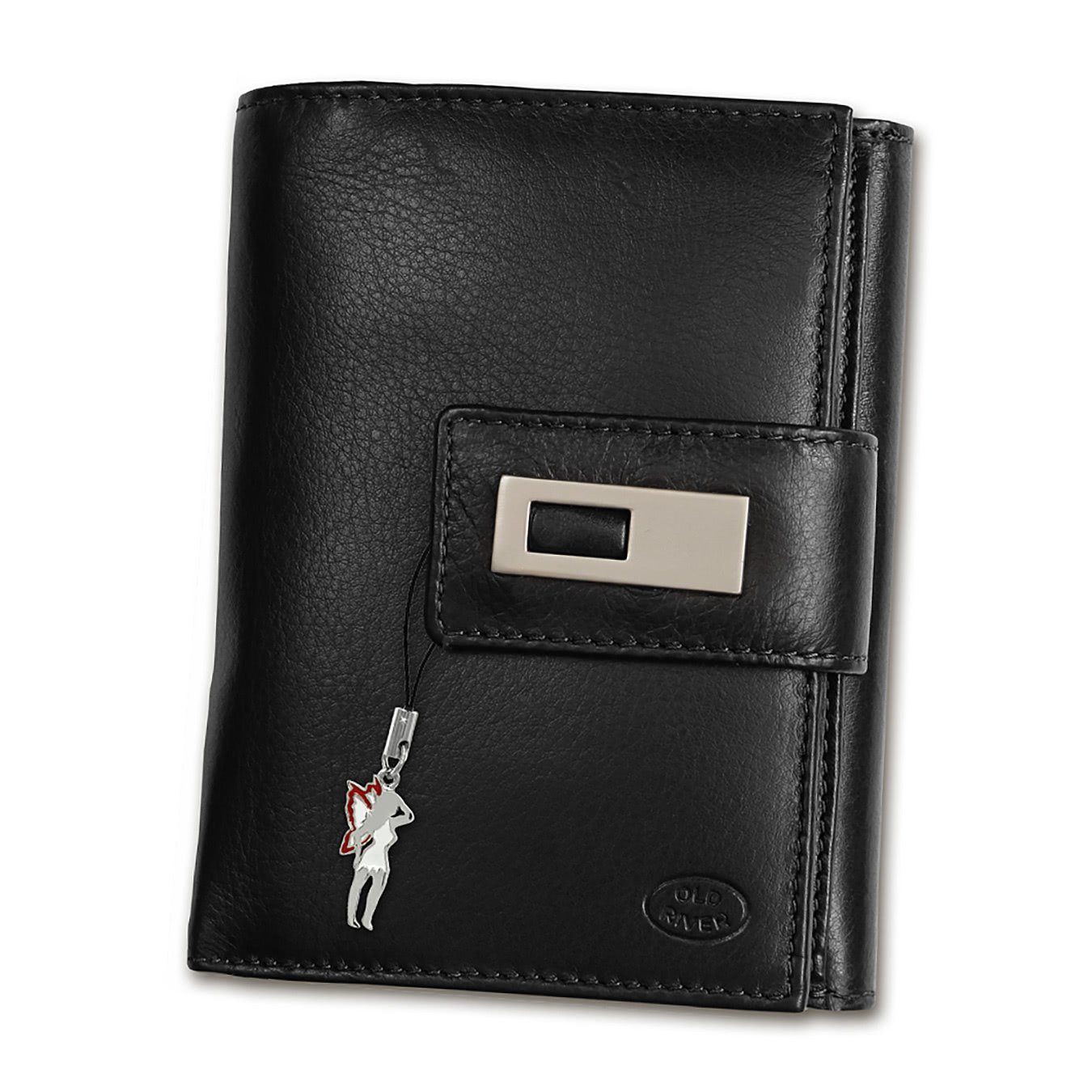 Old River Geldbörse OPD701X Old River Damen Herren Portemonnaie (Portemonnaie, Portemonnaie), Damen, Jugend Echtleder Geldbörse Größe ca. 14cm, blau, aqua