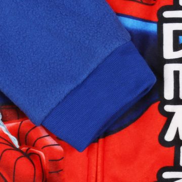 Sarcia.eu Pyjama Spiderman Einteiler Schlafanzug, Fleece, blau-rot 2-3 Jahre