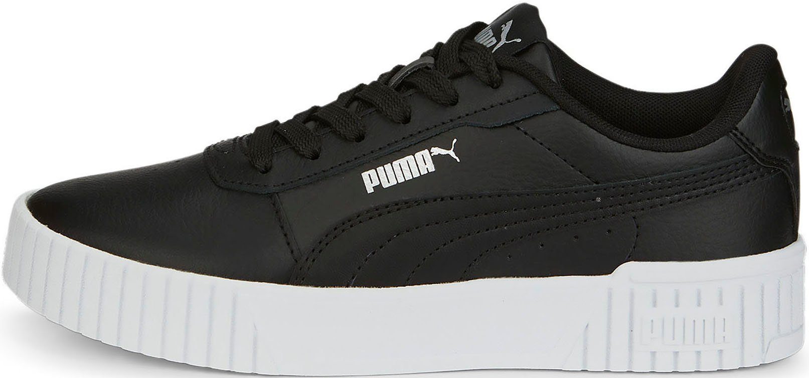 PUMA CARINA 2.0 JR Sneaker für Jugendliche Black-Puma Puma Black-Puma Silver