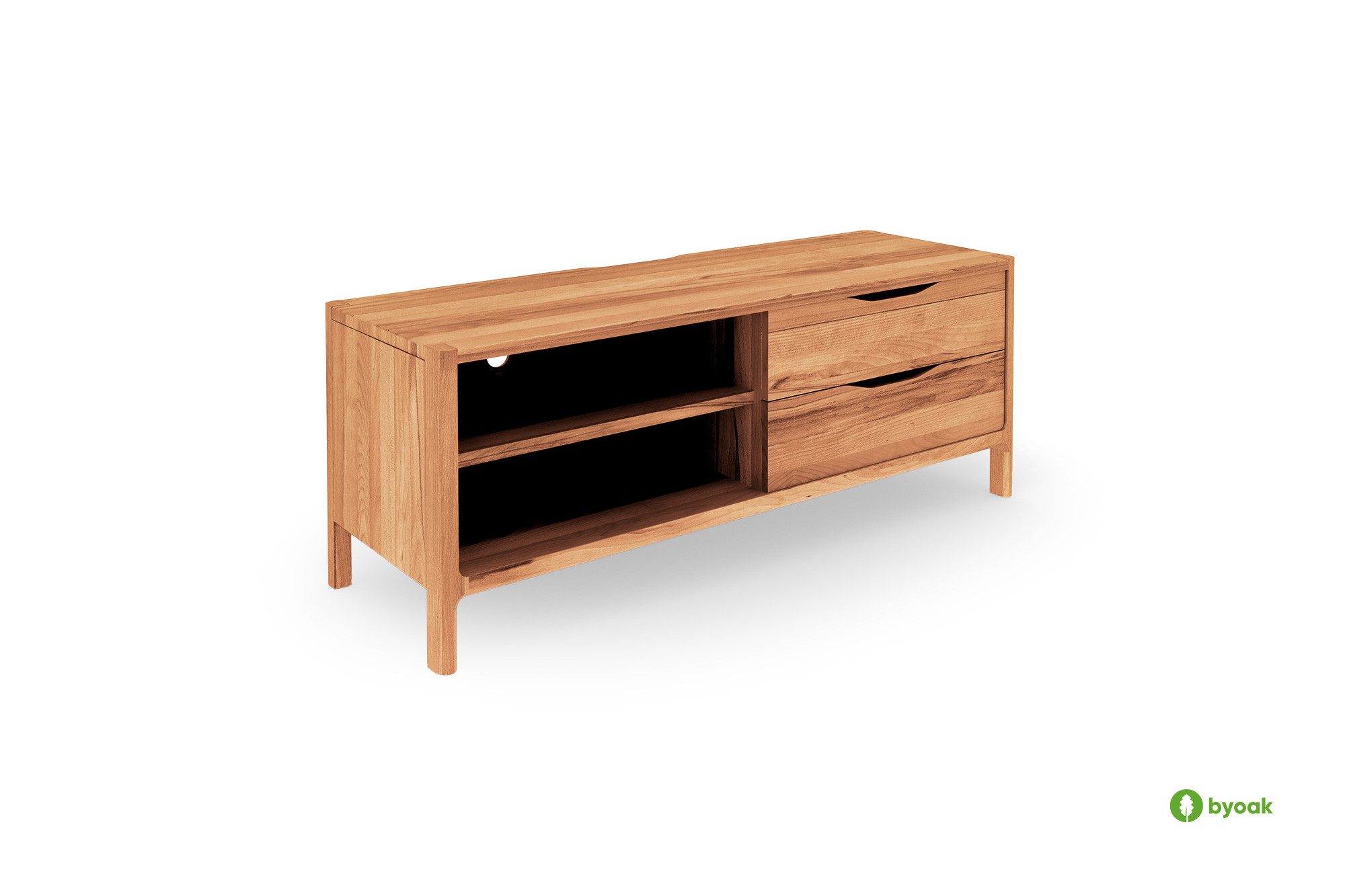 byoak TV-Schrank TWIG aus Massivholz Naturgeölt