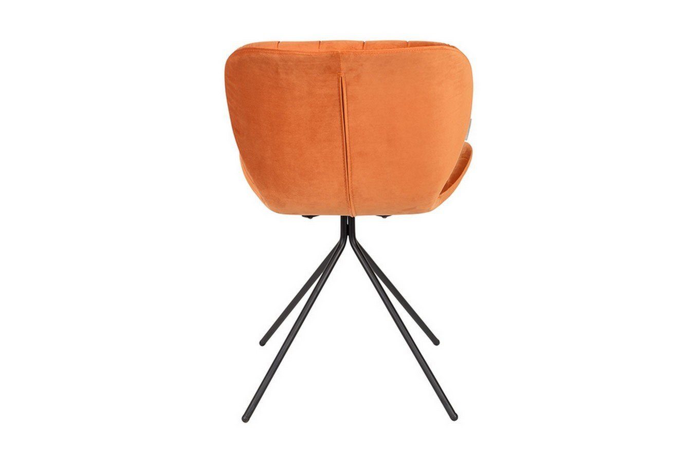 OMG Esszimmerstuhl Samt orange Zuiver Stuhl