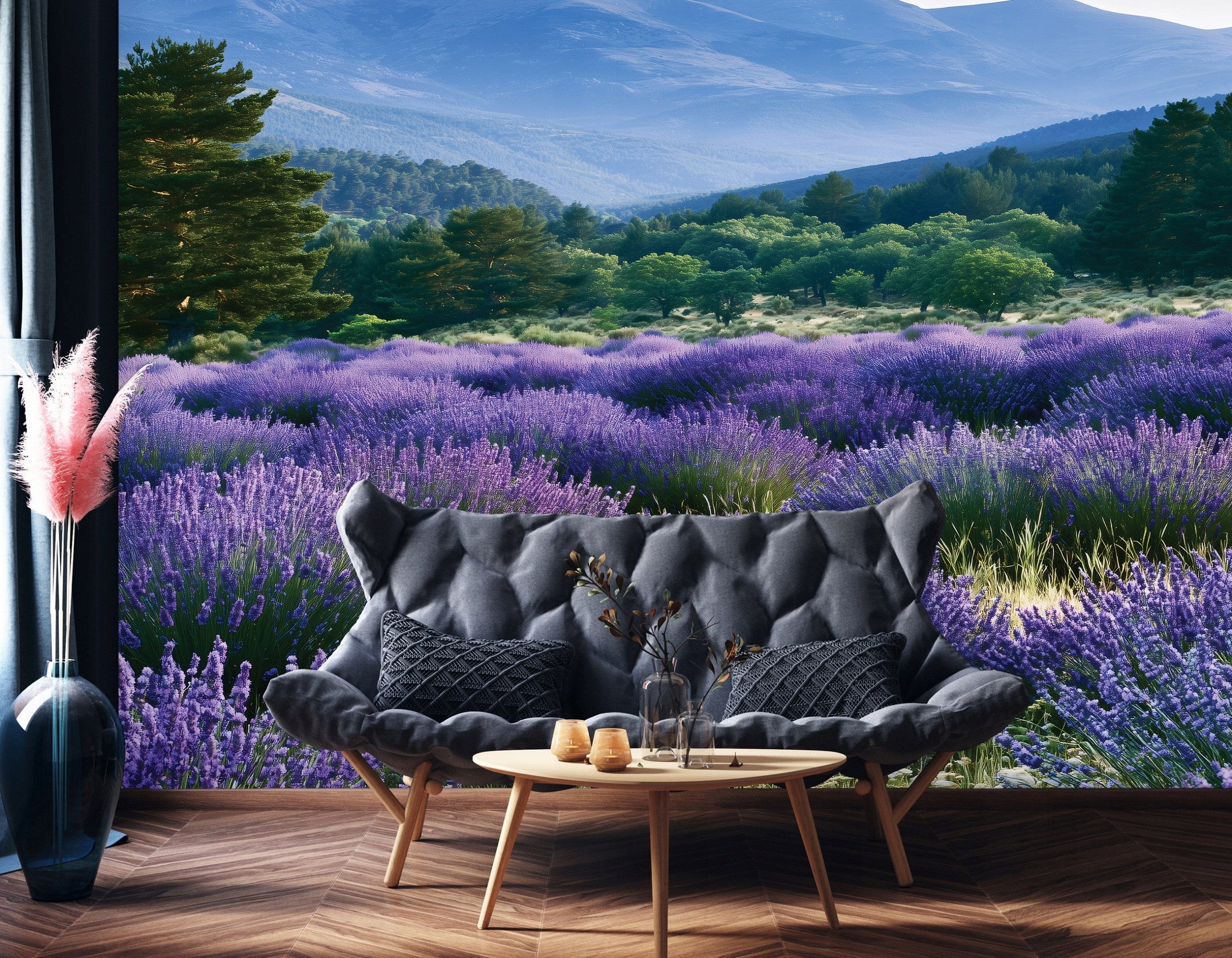 Wallarena Fototapete Blumen reißfest UV-beständig lichtecht Wohnzimmer, glatt, 150 x 105 cm