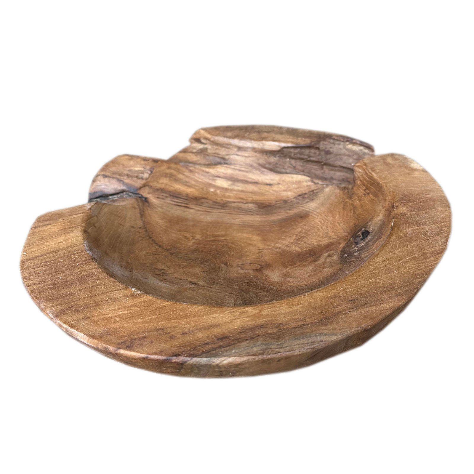 Casamia Dekoschale Teakholz Schale aus Wurzelholz Ø 25 cm günstig online kaufen