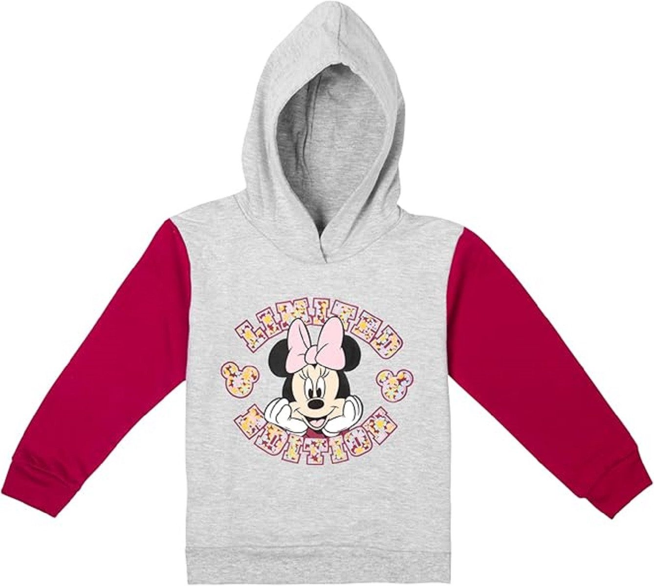 Sweatshirt Disney - Minnie Mouse - Limited Edition-Print mit Blümchen, Hoodie