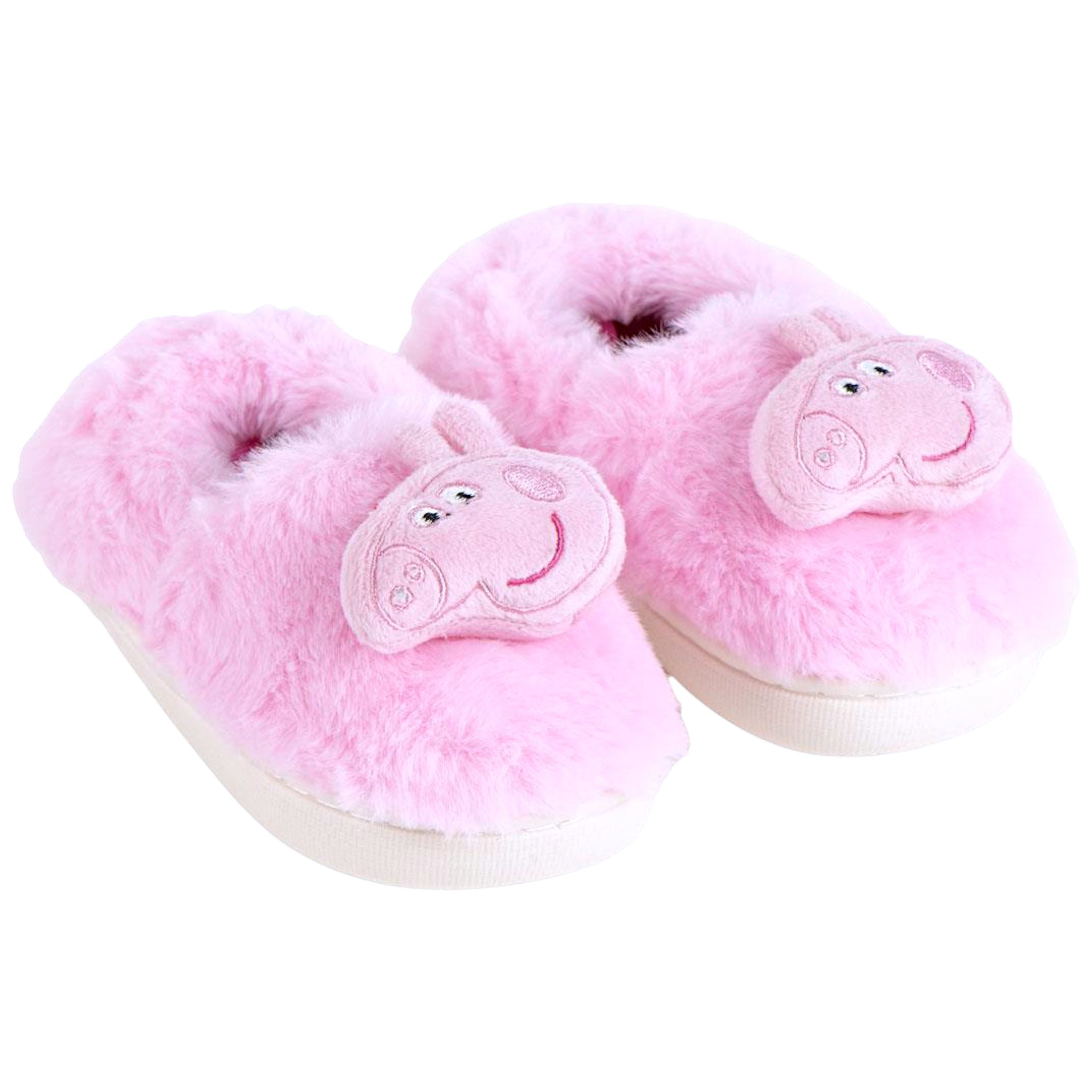 Cerdá Peppa Wutz Plüsch Hausschuh Mädchen Slipper Pantoffeln Gr. 22-29