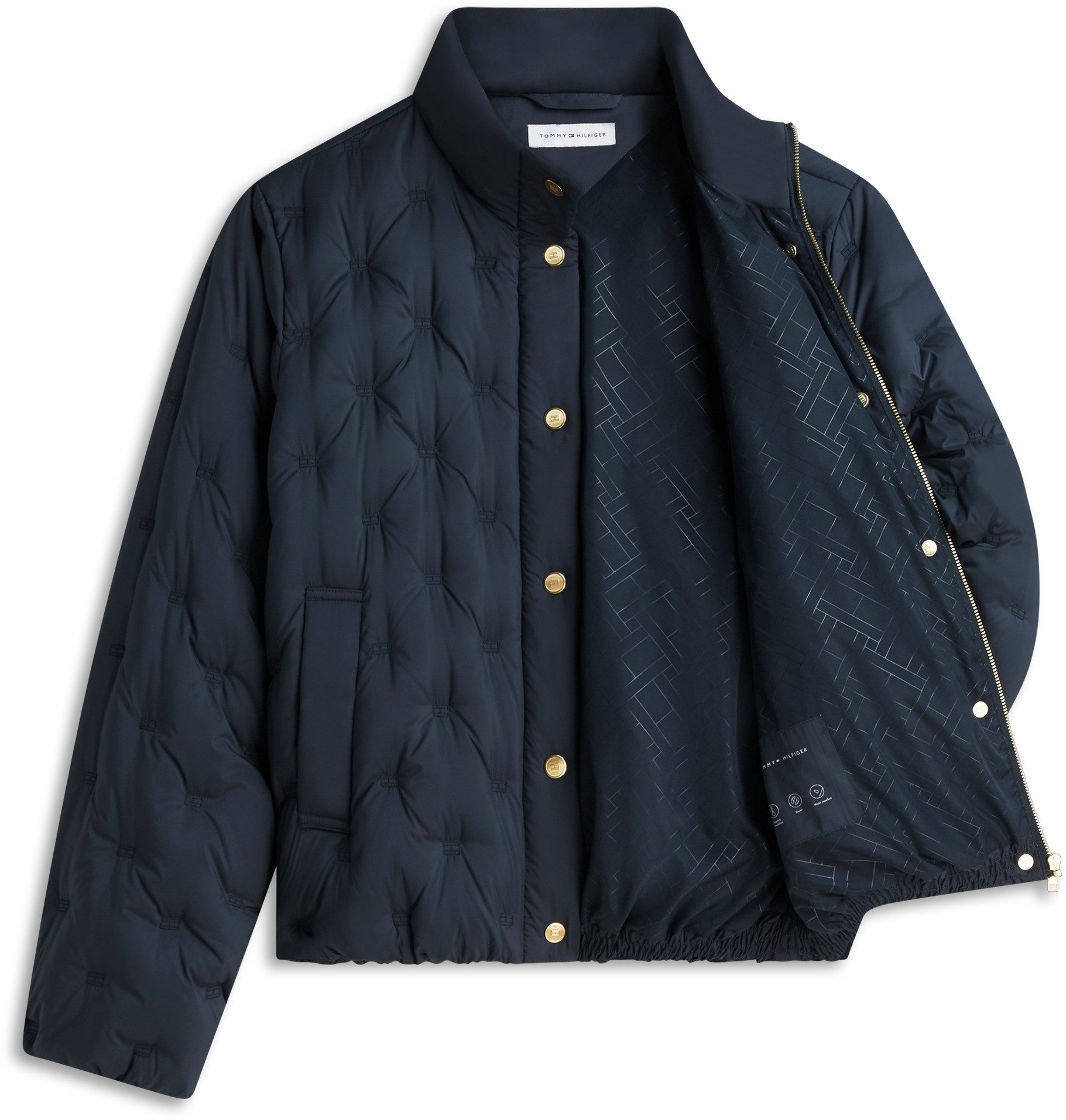 Tommy Hilfiger Steppjacke LW DOWN FLAG QUILT JACKET Kunstfaser