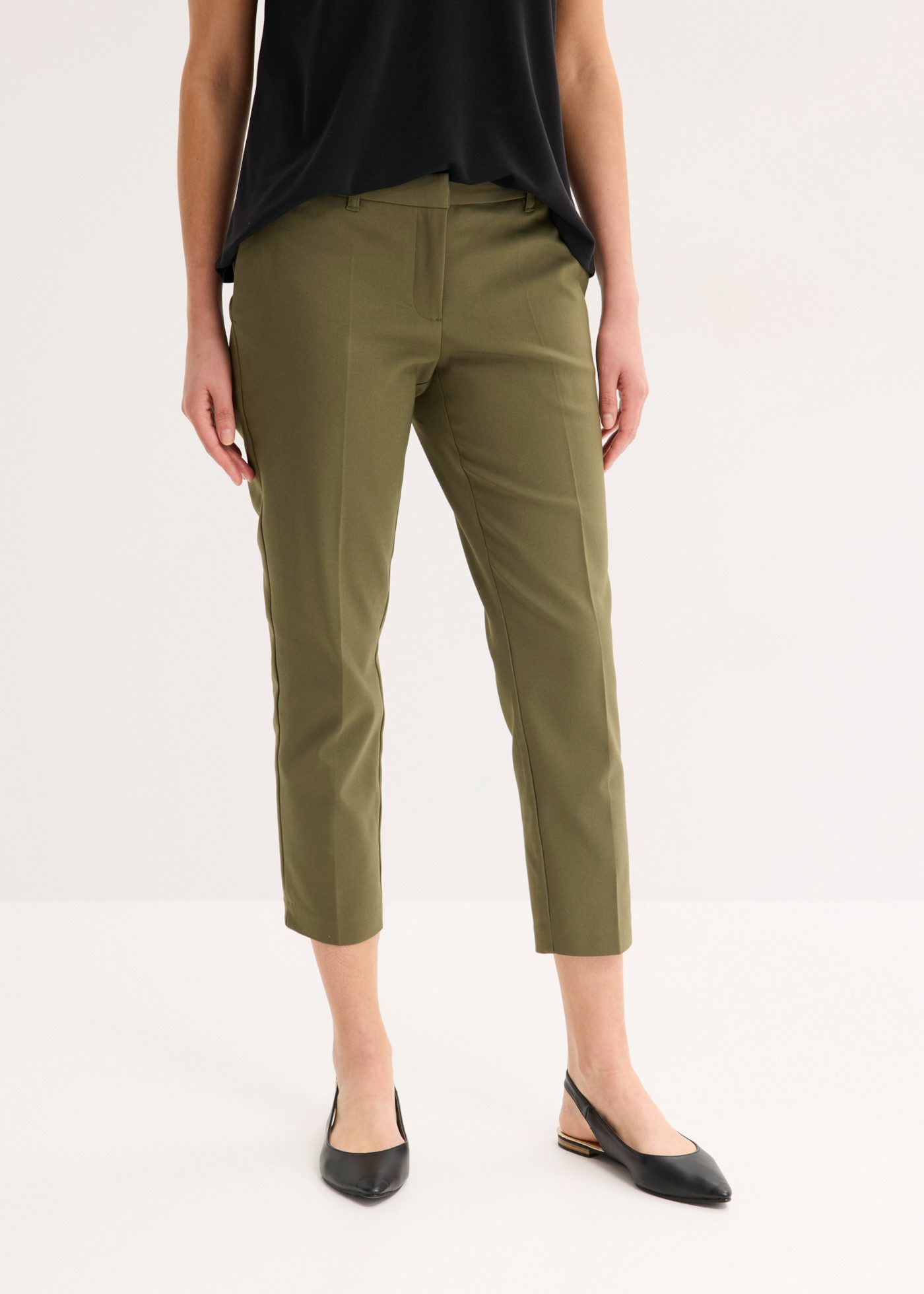 bonprix 7/8-Hose elegante 7/8-Länge, feminin geschnitten, Regular Fit