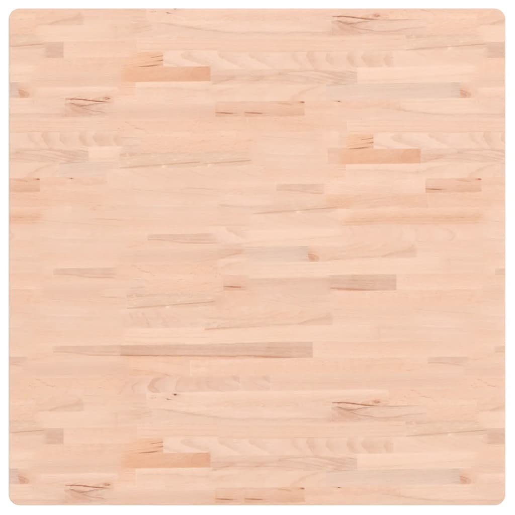 90x90x2,5 cm Buche Tischplatte Quadratisch Massivholz furnicato