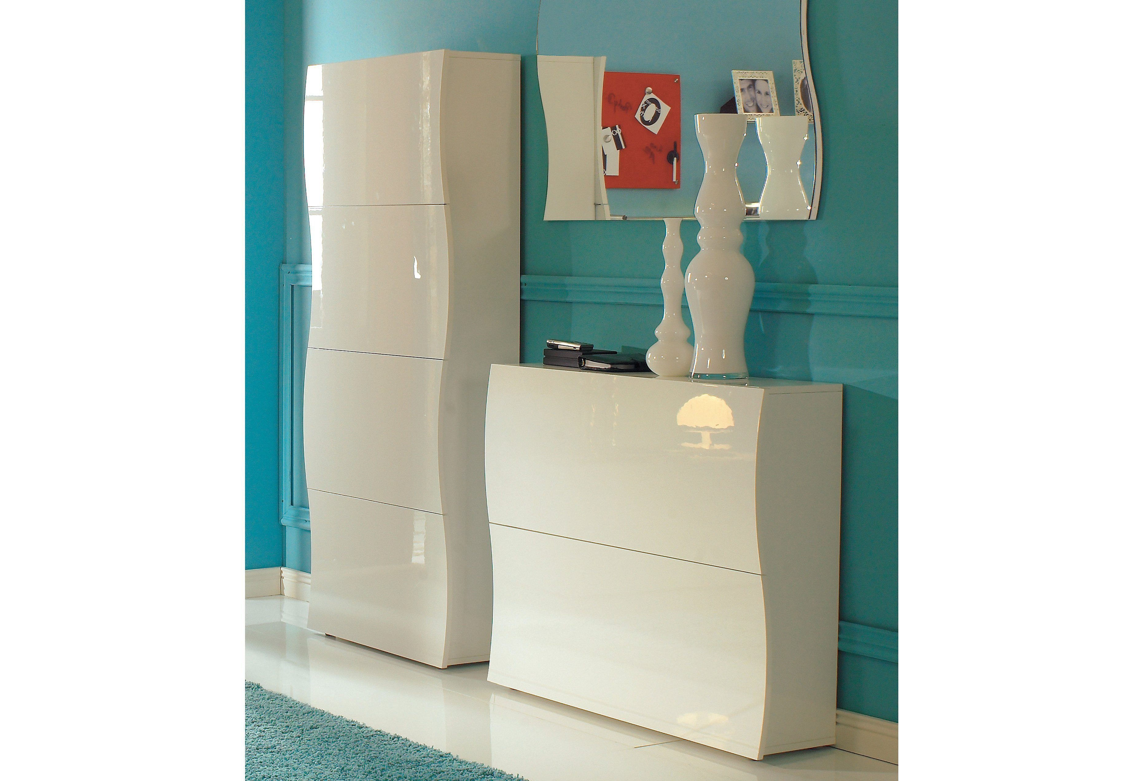 Home affaire Schuhschrank Schuhschrank mit Klappen / Schuhkommode, Höhe 81 cm