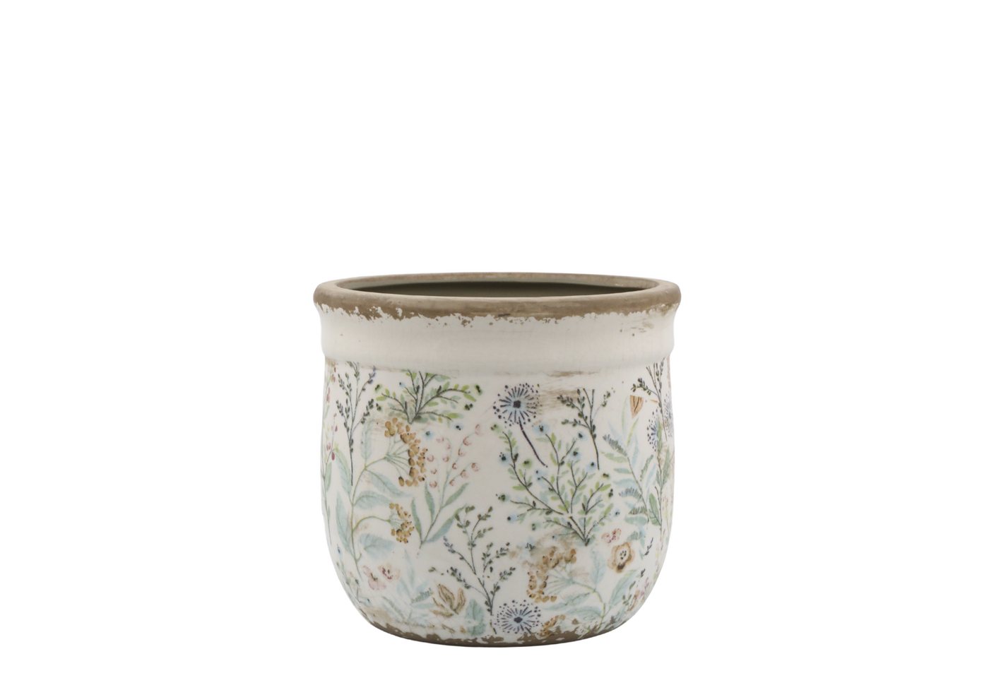 Thumbnail - Annimuck Übertopf Chic Antique Maxime Übertopf mit Blumenmuster H15,5/D17 cm (1 St)