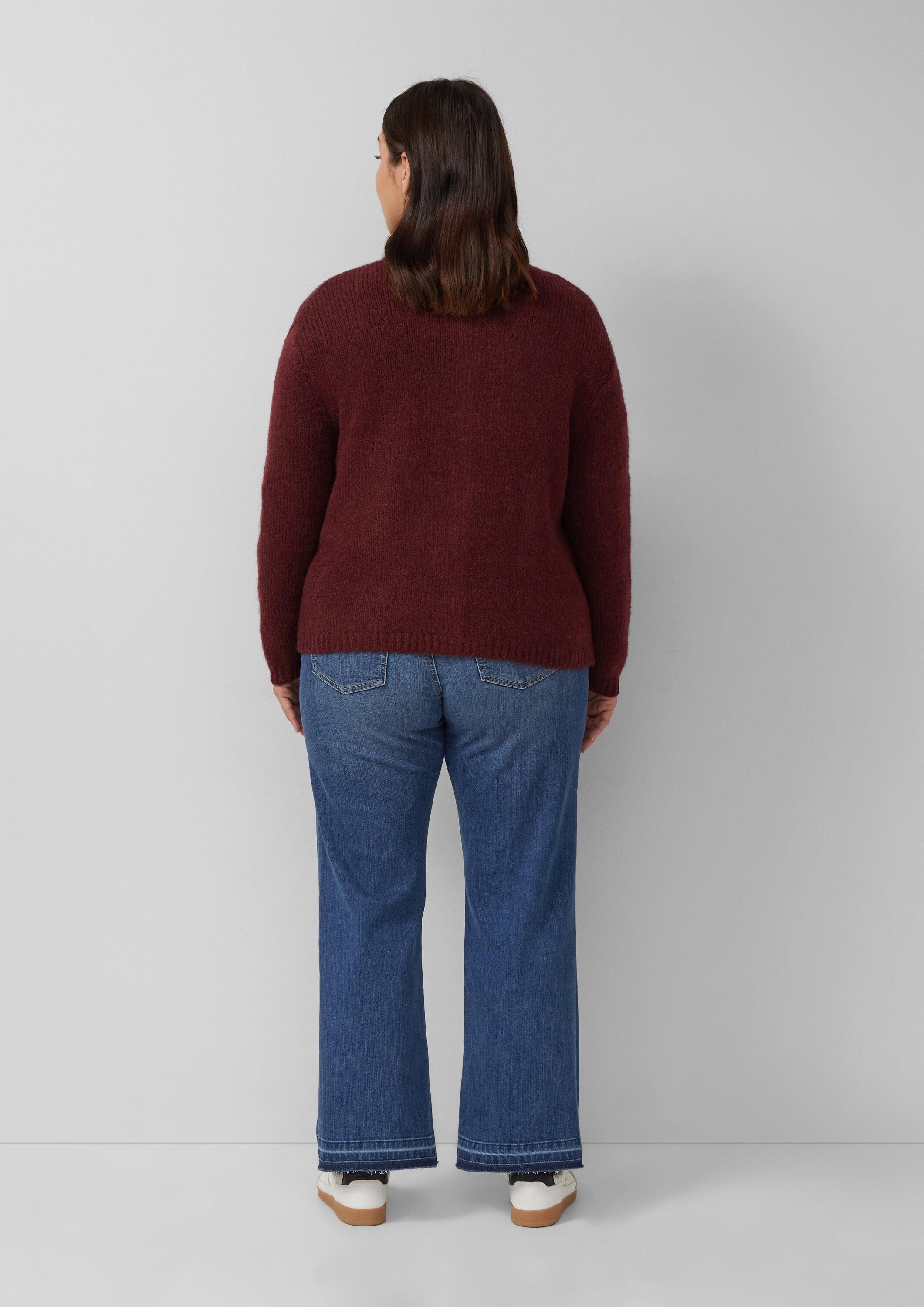 s.Oliver Cardigan Strickjacke Cardigan aus Alpakamix