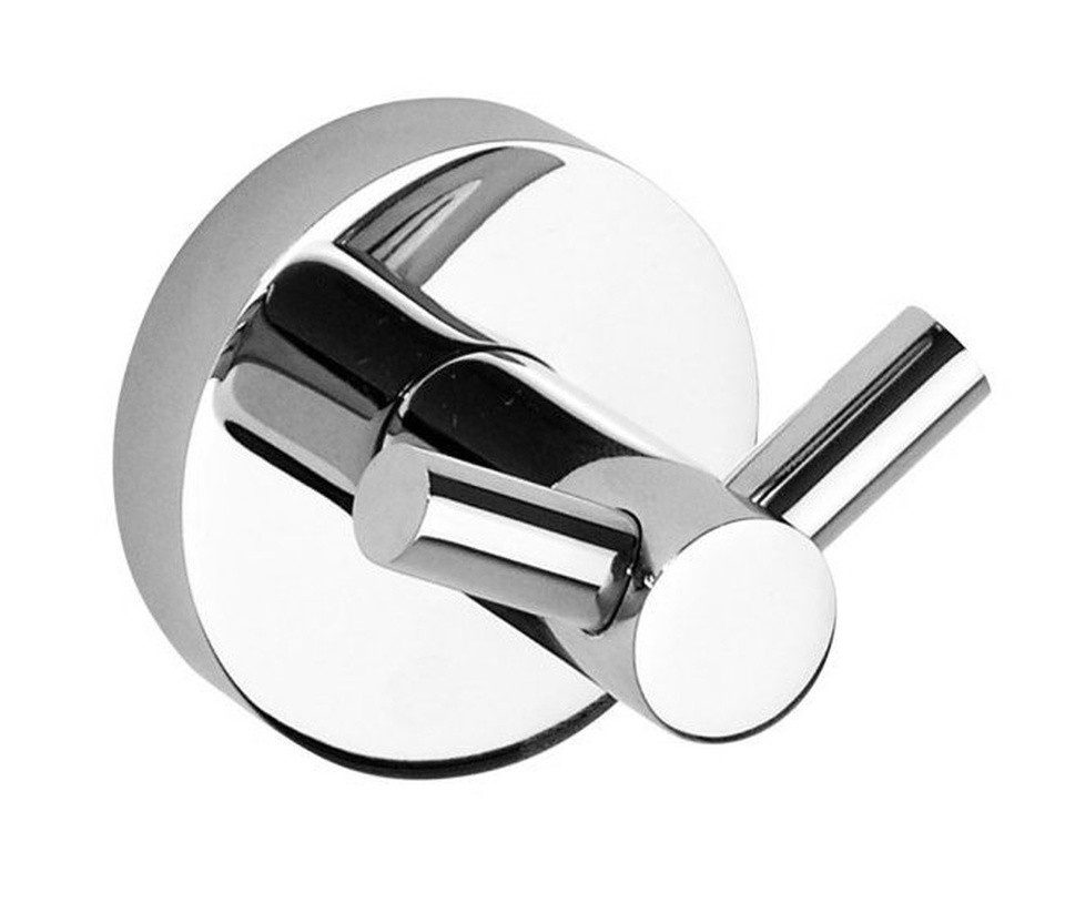 Sapho Handtuchhaken X-ROUND E Doppelhaken, Chrom, Sapho-XR202