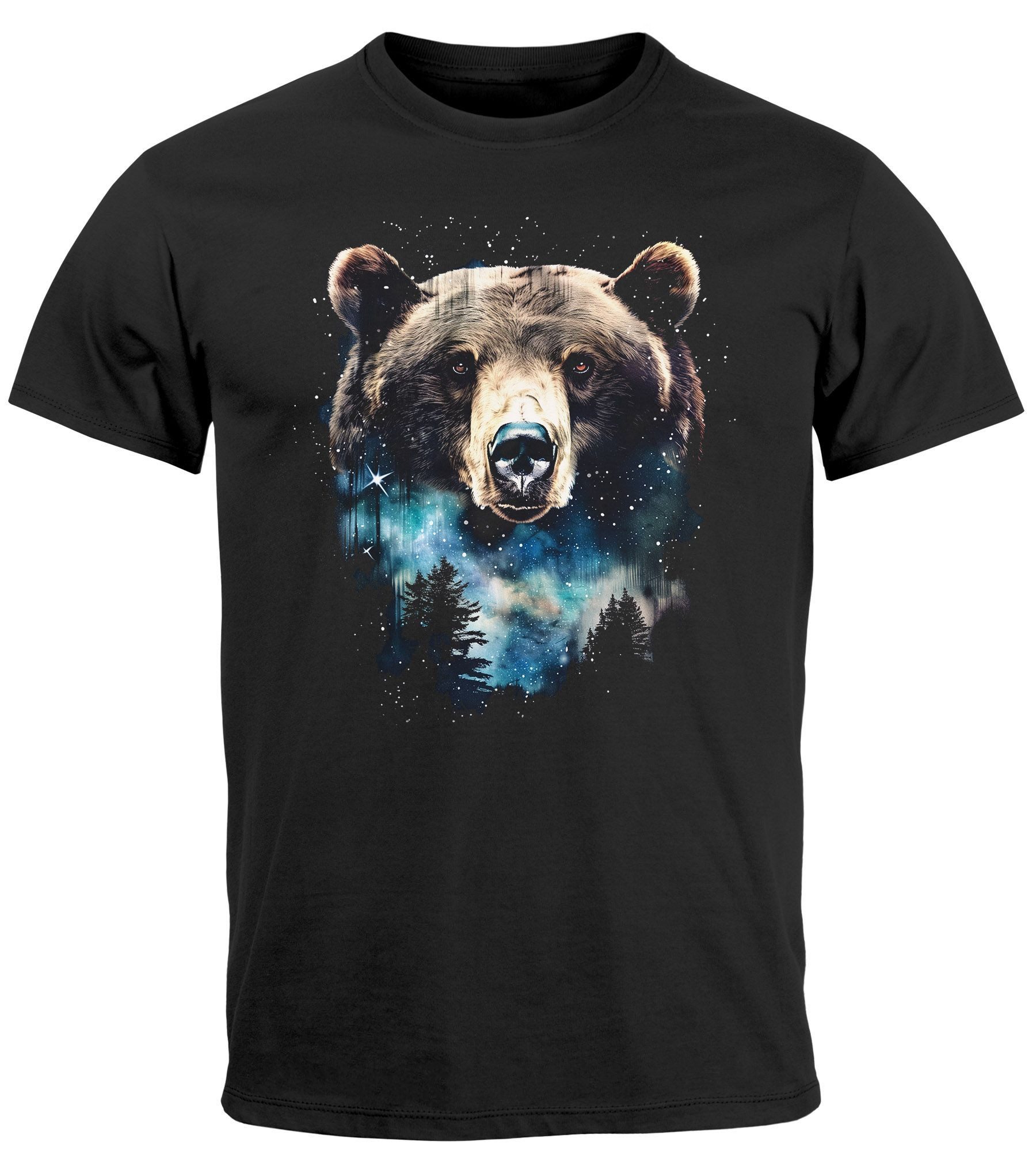 Neverless Print-Shirt Herren T-Shirt mit Frontprint günstig online kaufen