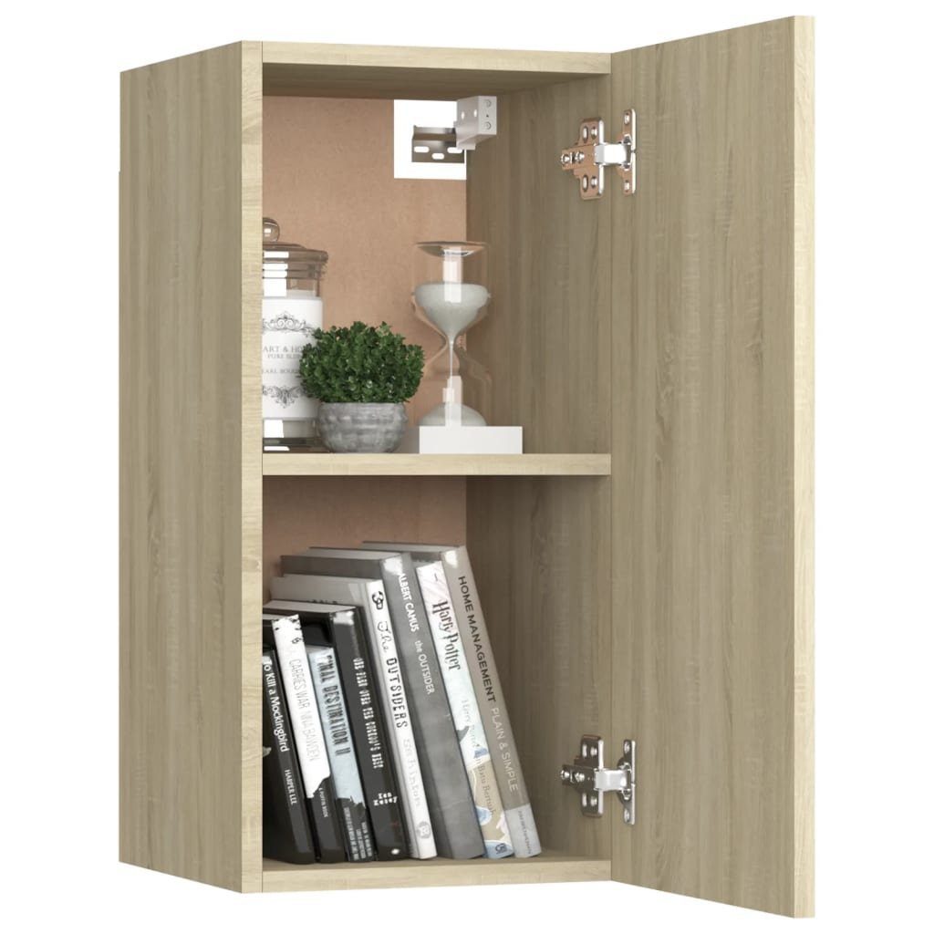 TV-Schrank TV-Schrank-Set Eiche Sonoma-Eiche vidaXL Holzwerkstoff 3-tlg. (3-St) Sonoma