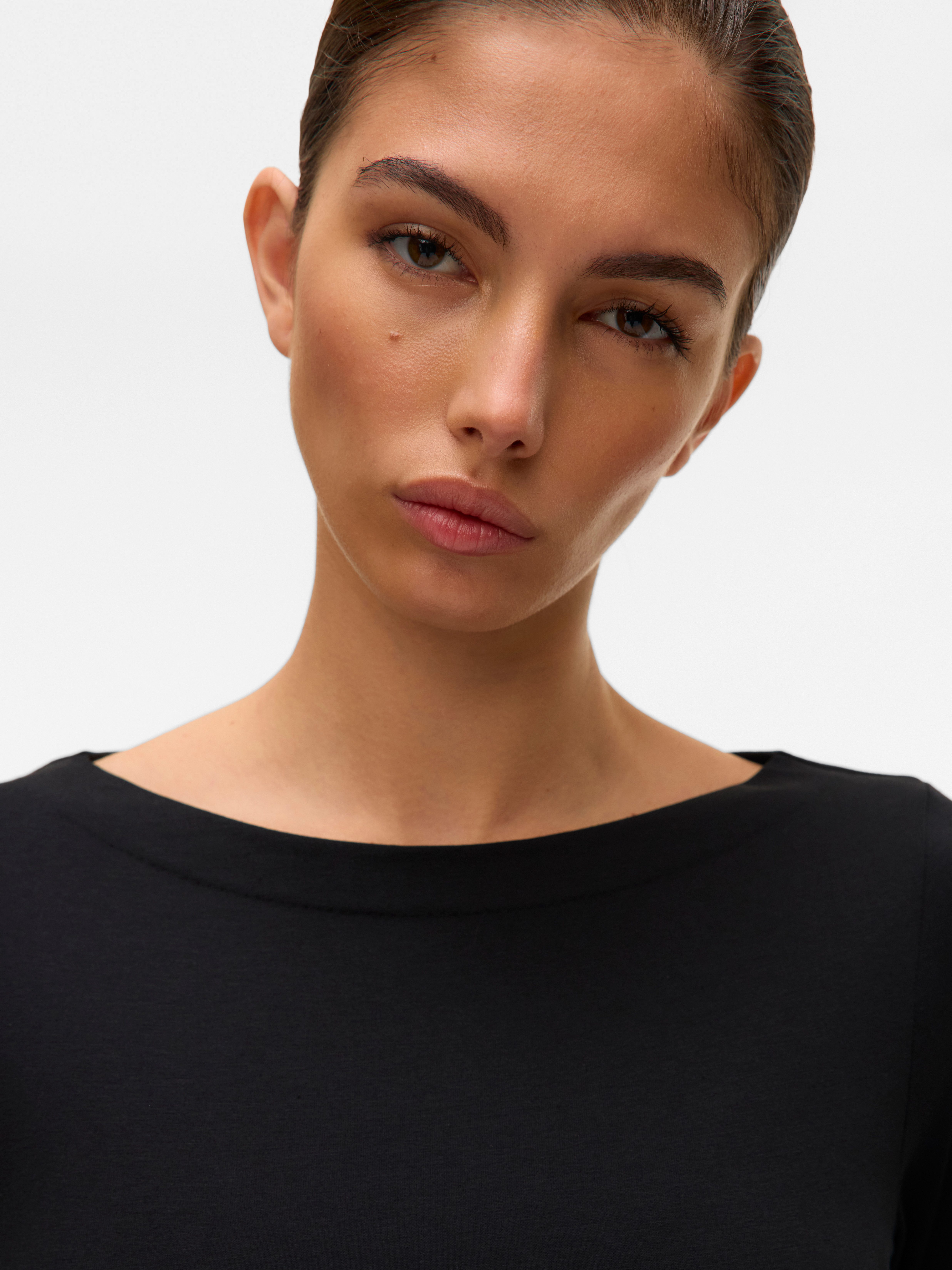 Vero Moda 3/4-Arm-Shirt VMPANDA MODAL 3/4 TOP JRS NOOS Baumwollmischung, regular fit