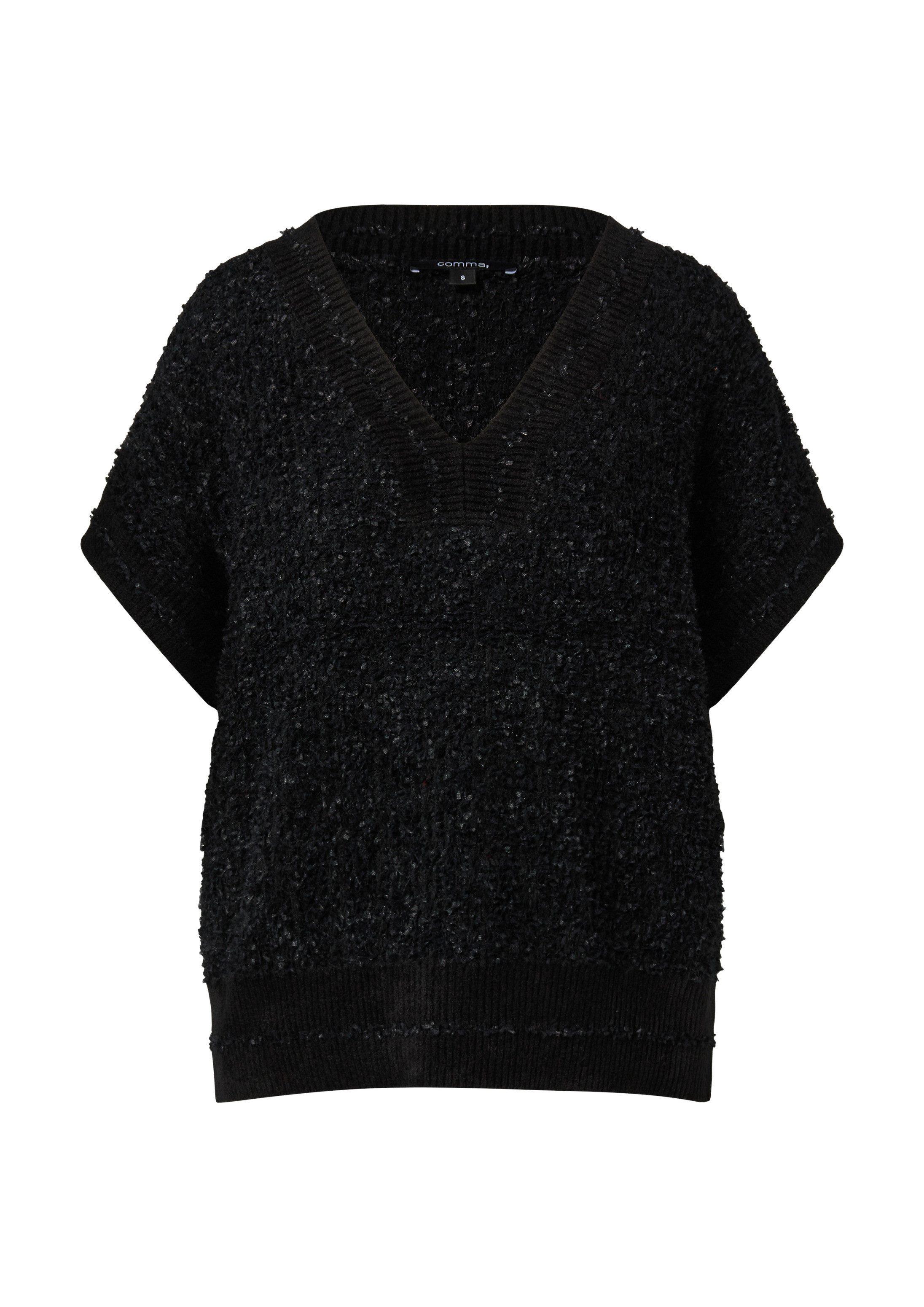 Kurzarmpullover Strickpullover