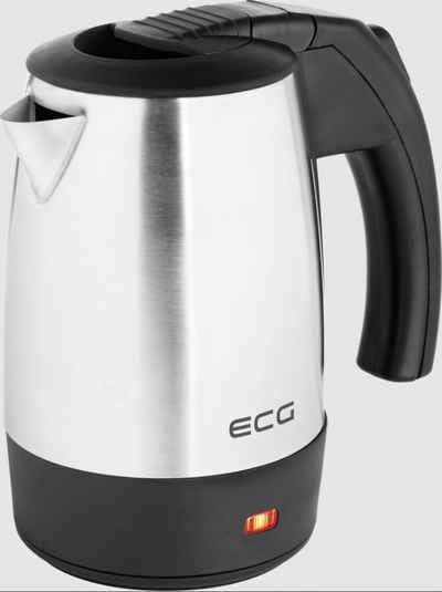 ECG Wasserkocher RK 550, 0,5 Liter 1000 Watt Betriebsanzeige Auto-Off silber