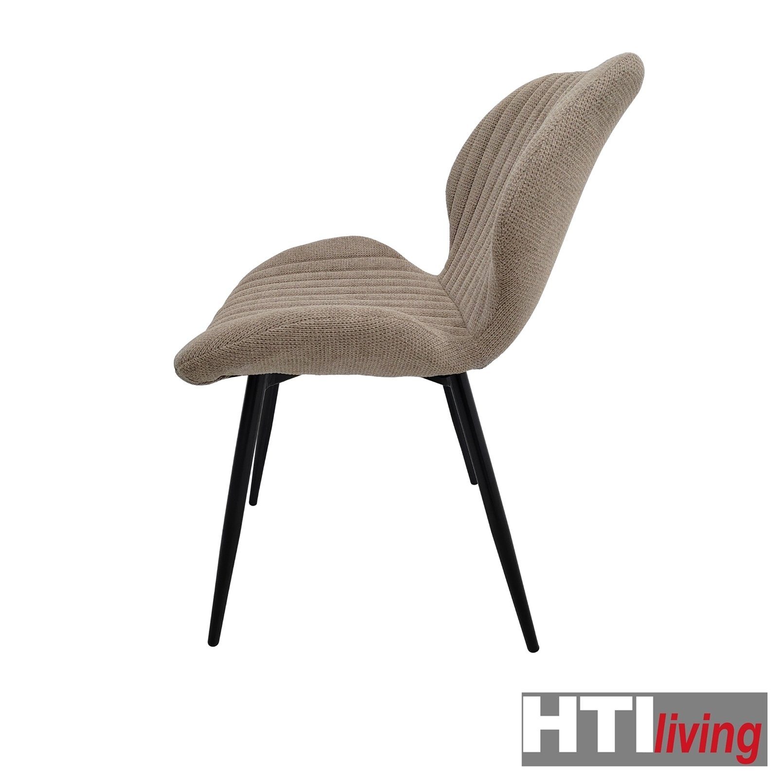 Stuhl (Einzelstuhl, HTI-Living Braun Vanas Esszimmerstuhl Webstoff St), Esszimmerstuhl Polsterstuhl 1