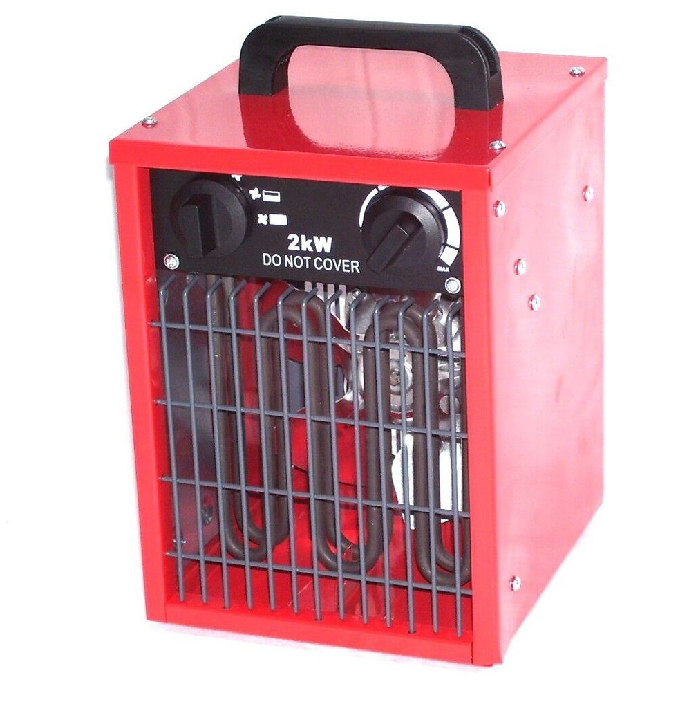 Apex Heizgerät Bauheizer Тепловентиляторы 55204 Elektro Heizgerät 2000W 2kW Heizkanone