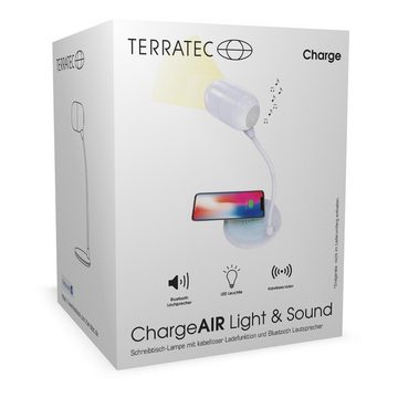 Terratec ChargeAIR Light & Sound Ladestation (Lampe mit induktiver Ladefunktion und Bluetooth-Lautsprecher)