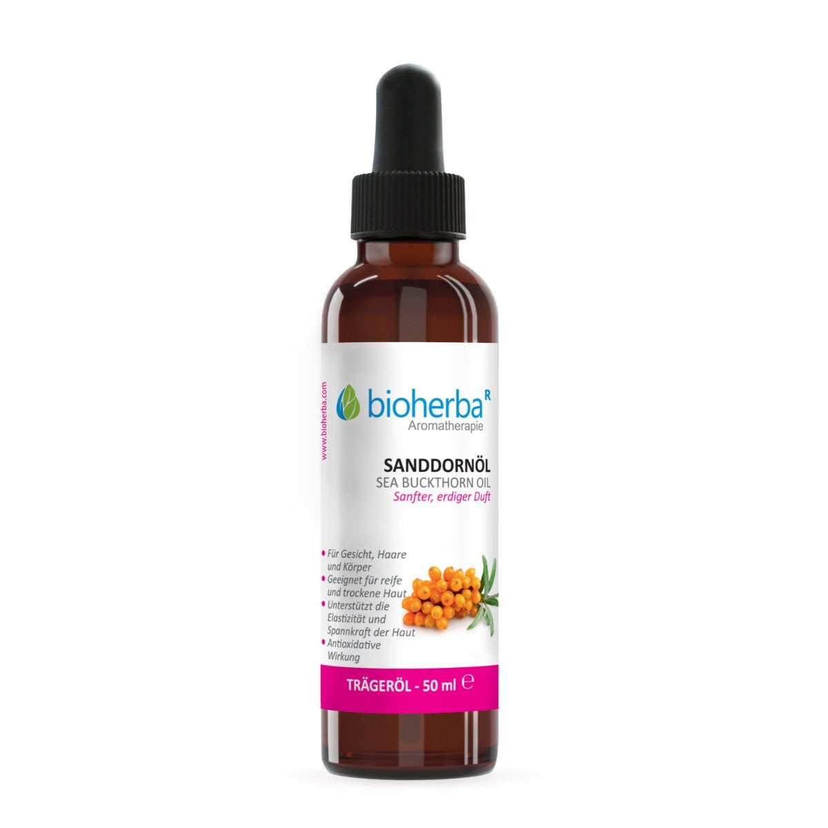 BIOHERBA R Pflege-Set Bioherba Sanddornöl Reines Sanddorn-Trägeröl 50 ml, 1-tlg.