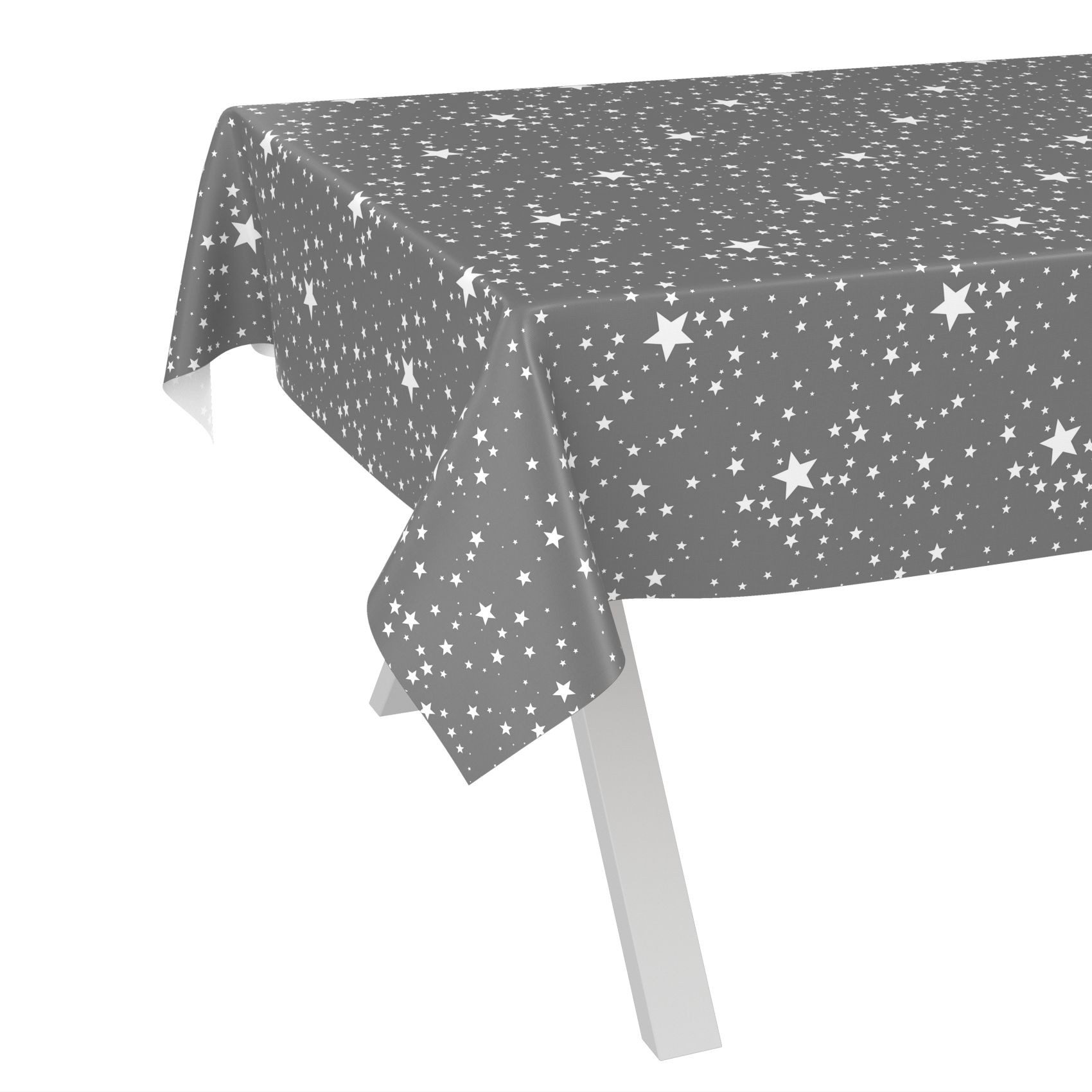 ANRO Tischdecke Wachstuch abwaschbar Sterne Tischwäsche (Einzelstück 1-tlg) günstig online kaufen