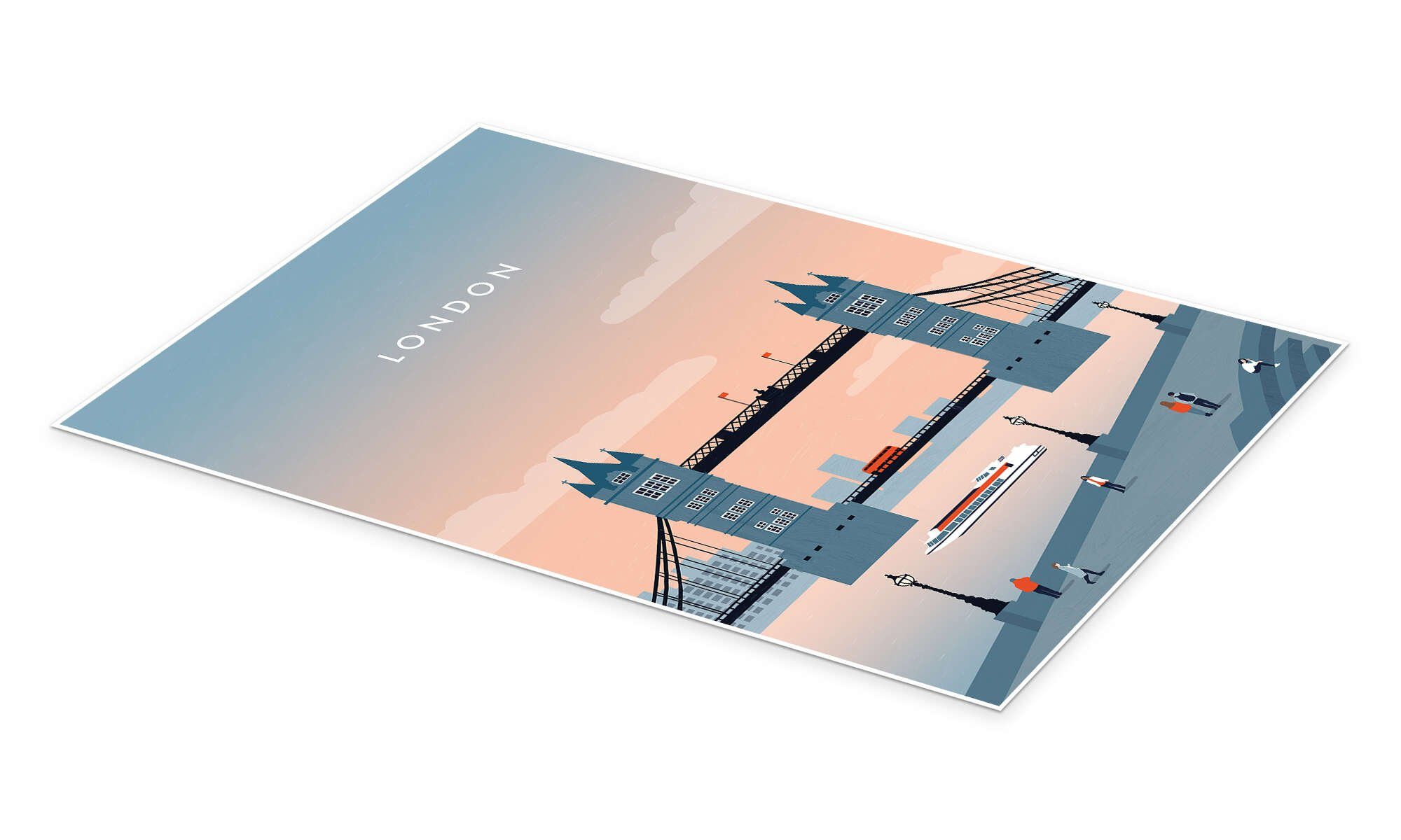 Posterlounge Poster Katinka Reinke, London, Minimalistisch günstig online kaufen