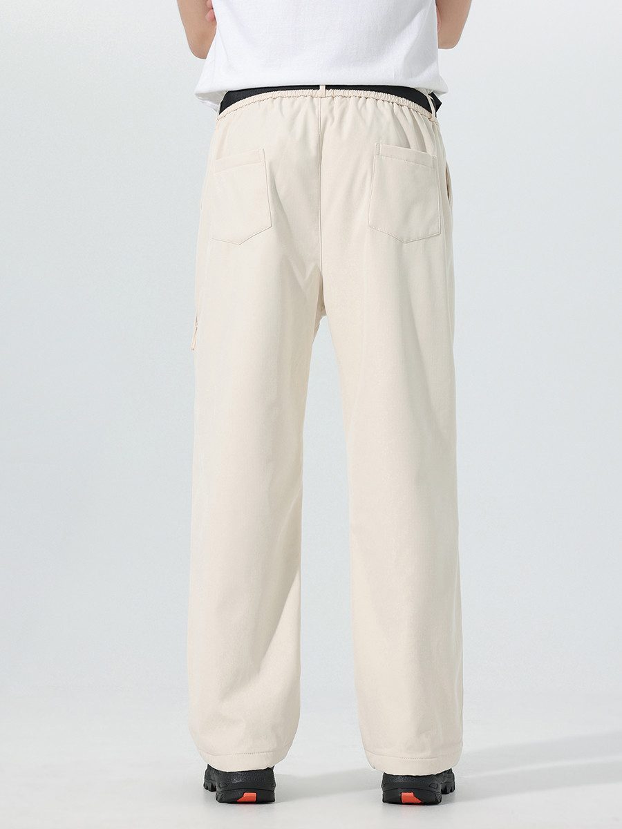 YOUTHUP Cargohose Herren Freizeithose mit Wärmefutter