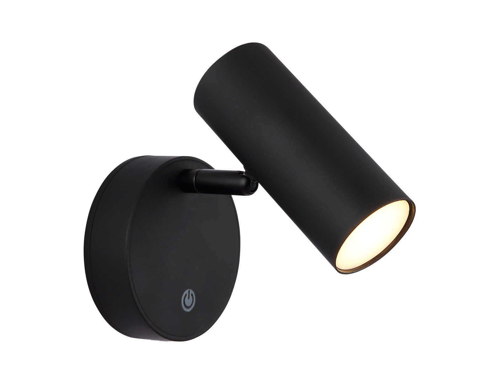 GLOBO LIGHTING LED Wandstrahler Innen mit Schalter & Akku, Breite 10cm, USB aufladbar, LED fest integriert, Warmweiß, Wandleuchte kabellos, Akku-Lampe ohne Stro – Bild 5 von 5