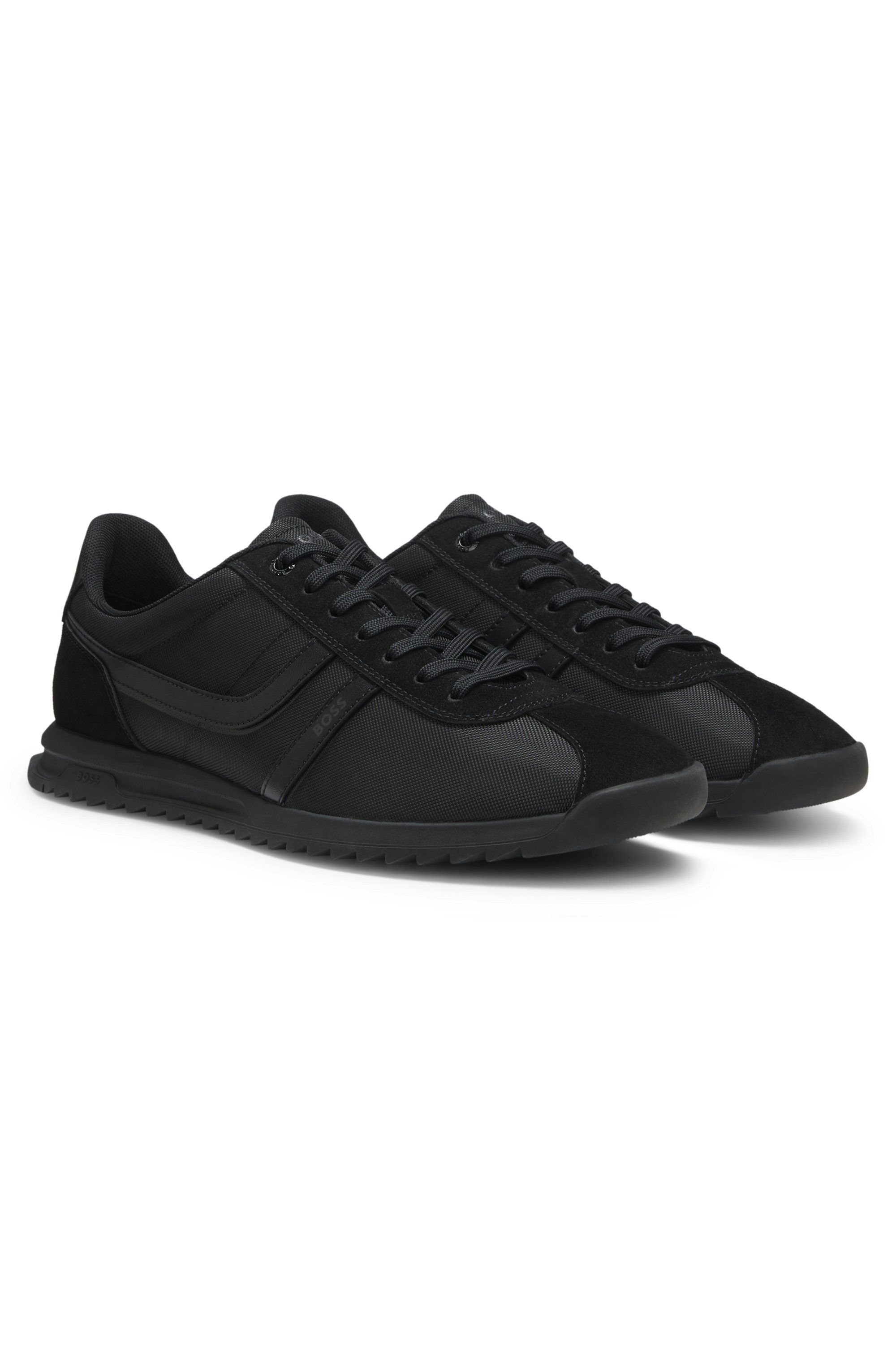 BOSS ORANGE Zayn Sneaker Schnürschuh, Halbschuh, Freizeitsneaker im Monochrom-Look
