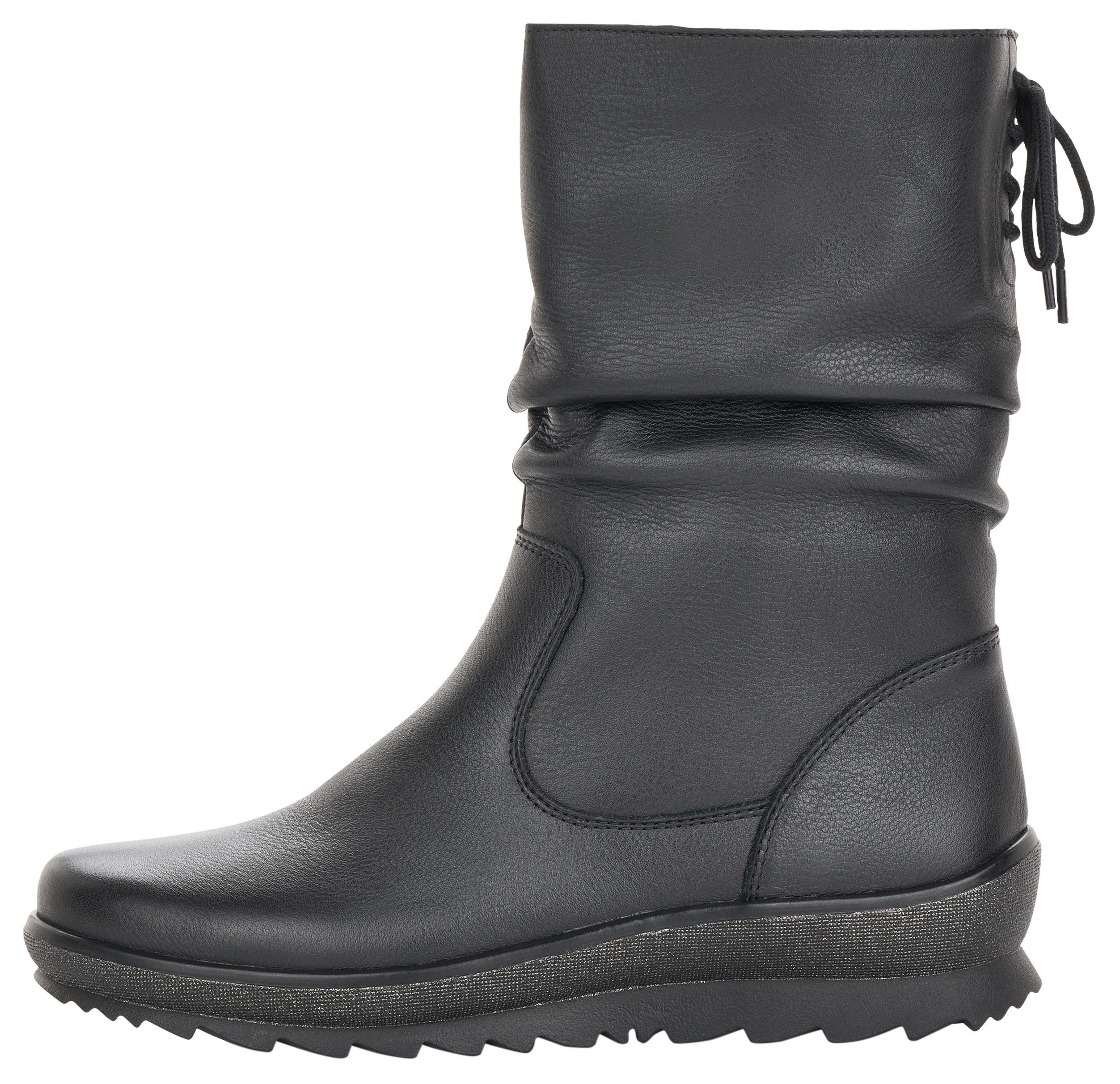 Remonte Winterstiefelette mit gerafftem Schaft
