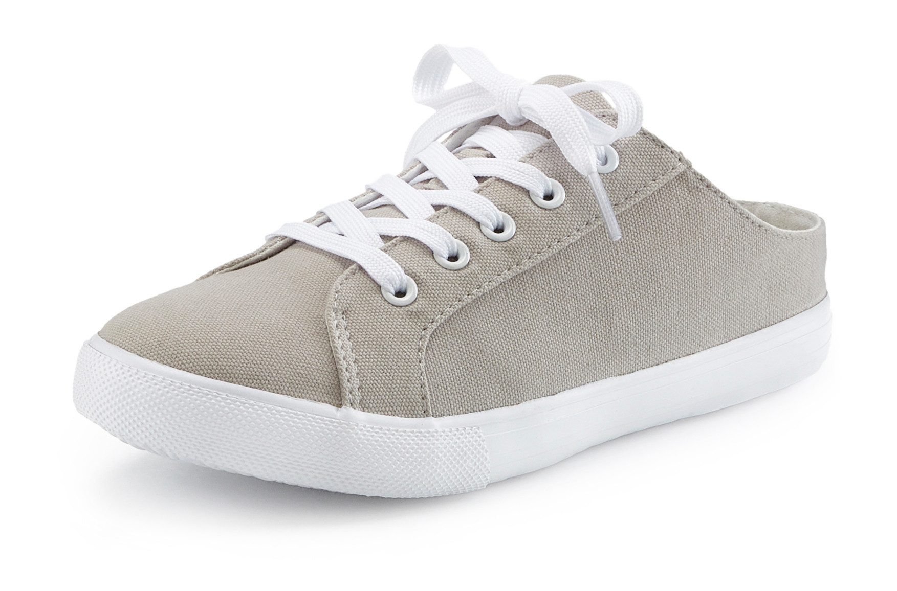 Vivance Sneaker, Clog Sabot zum Reinschlüpfen mit Schnürung VEGAN günstig online kaufen