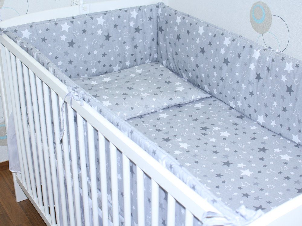 Primawela Bettnestchen Nestchen 360 cm Bettumrandung Baby Bett Kinder Nest Kopfumrandung
