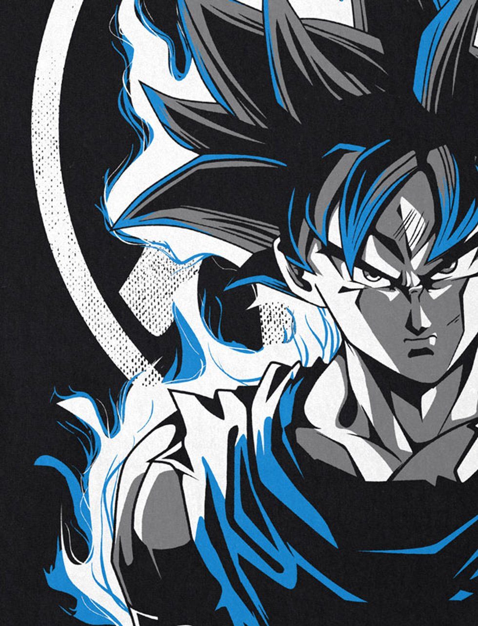 style3 T-Shirt Super Saiyan God Blue günstig online kaufen