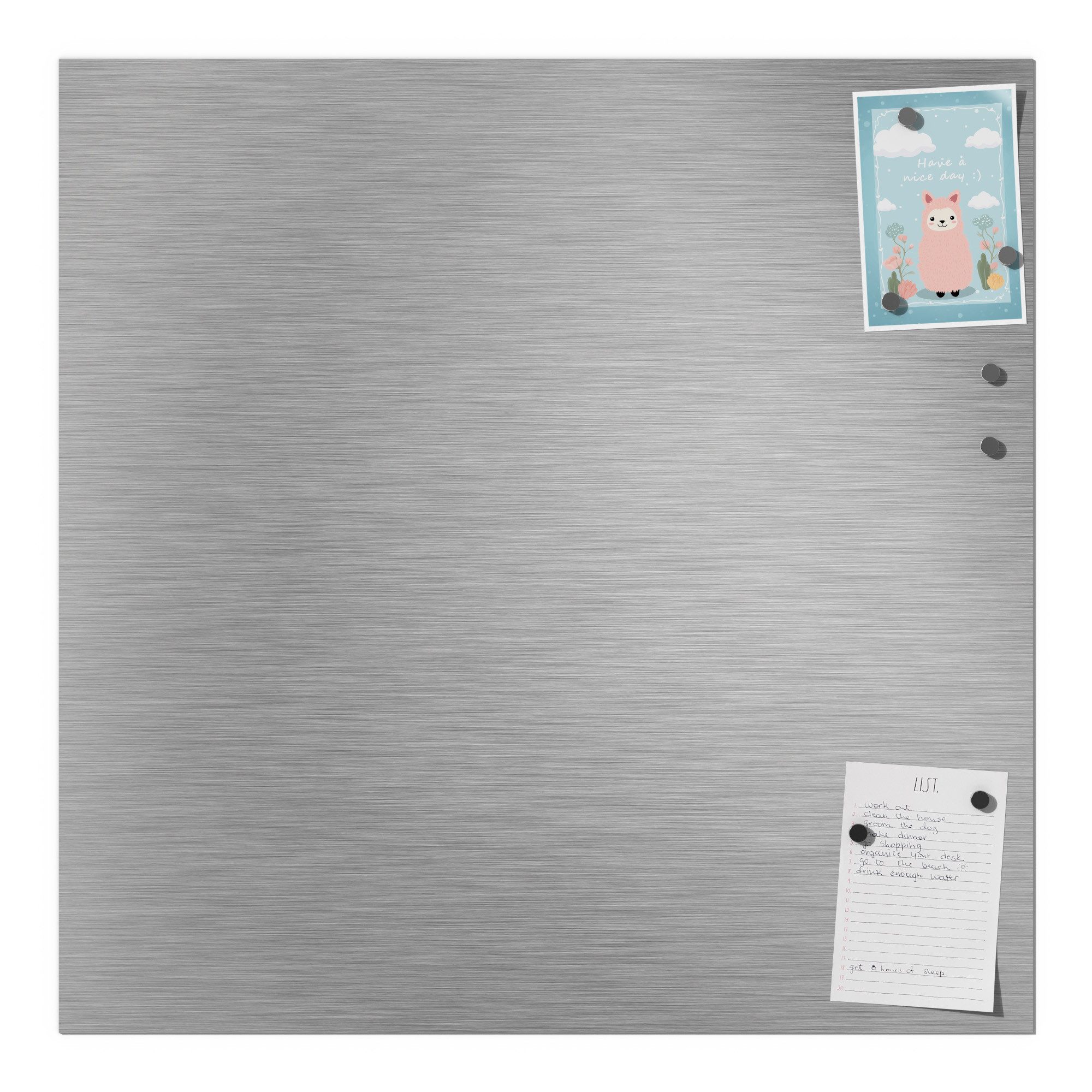 DEQORI Magnetfolie 'Gebürsteter Stahl', Spülmaschine Magnetmatte magnetisch Magnetfolie Folie Schutz – Bild 5 von 5