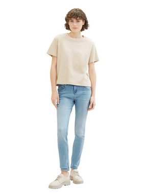 TOM TAILOR 5-Pocket-Jeans Tapered Relaxed mit Kordel am Bund