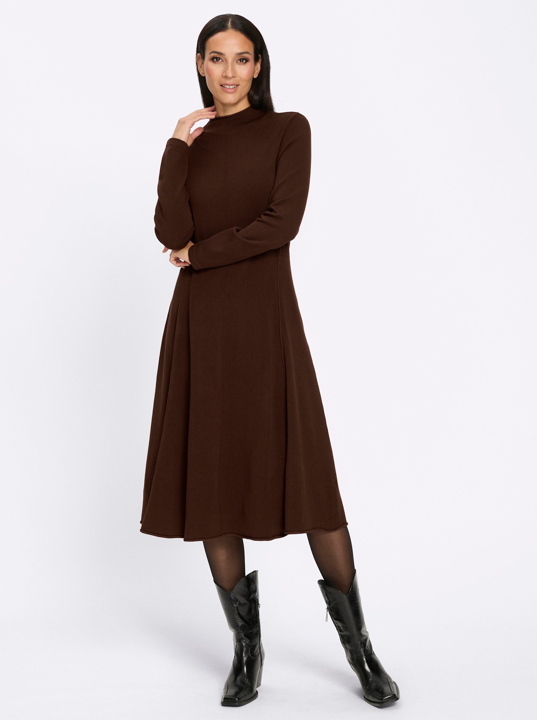 heine Etuikleid Strickkleid Langarm