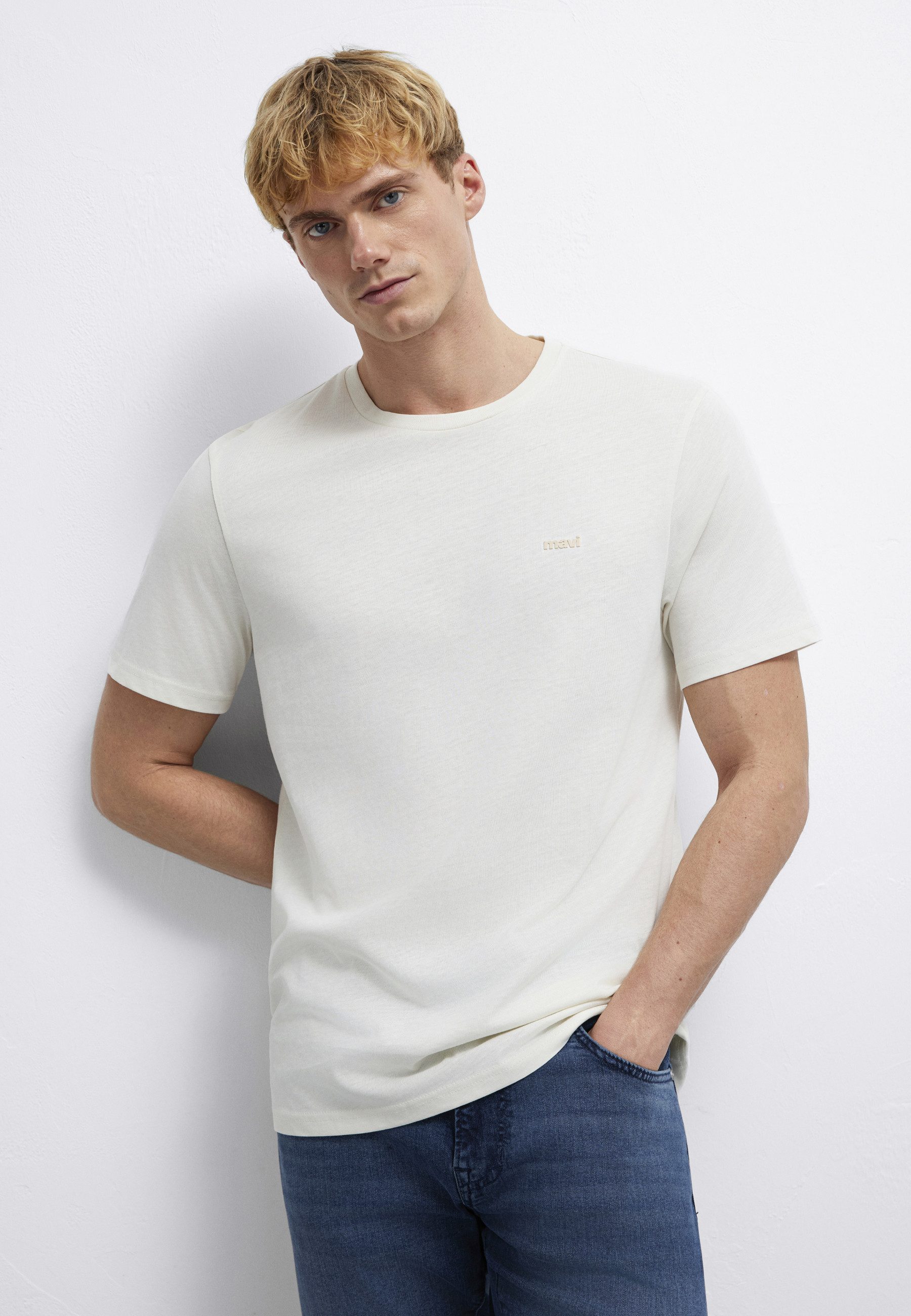 Mavi T-Shirt MAVI PRINTED TEE Basic Tee