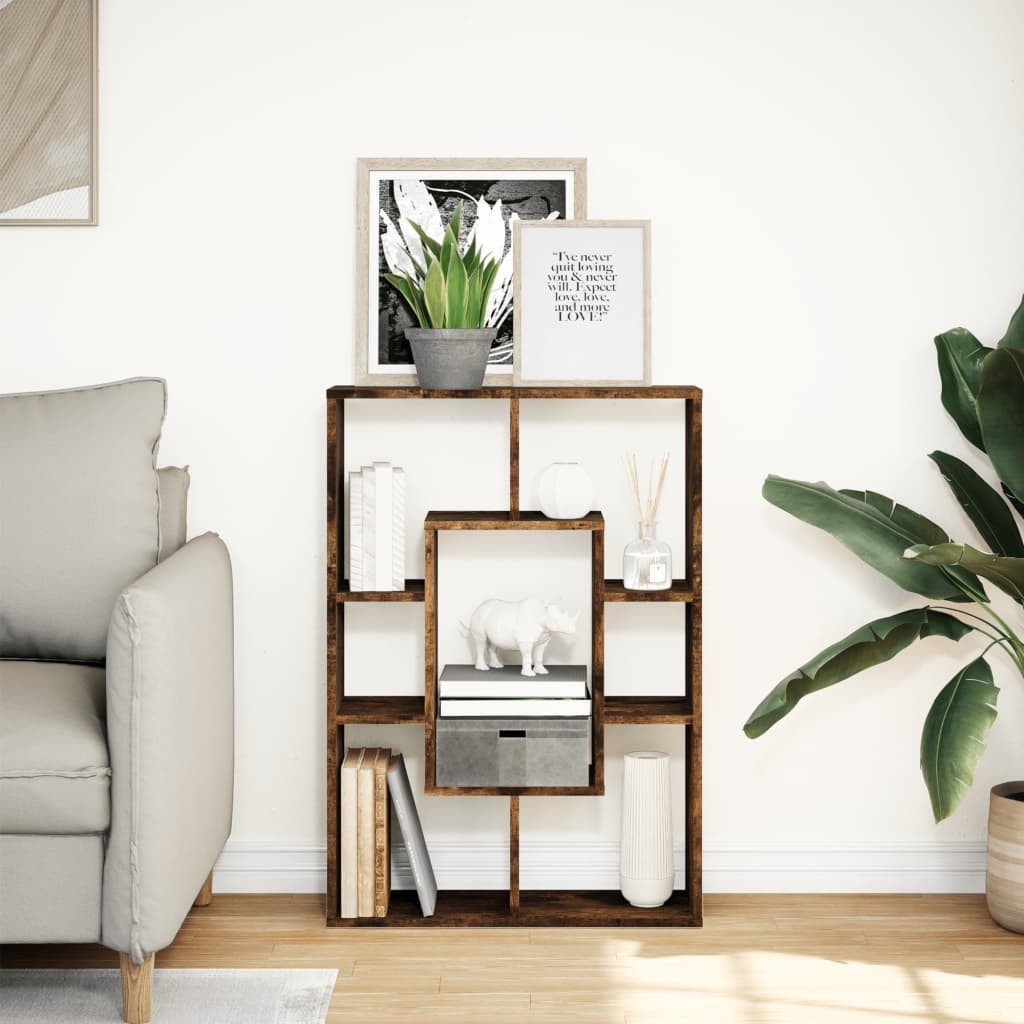 vidaXL Bücherregal Bücherregal Räuchereiche 63x20x90 cm günstig online kaufen