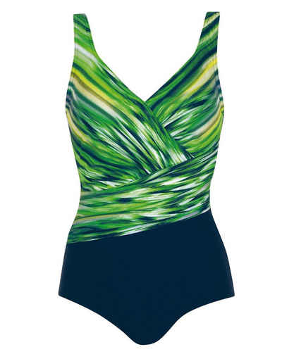 Sunflair Badeanzug Beach Fashion grün Shapewear Badeanzug mit Softcups und tiefem Rücken